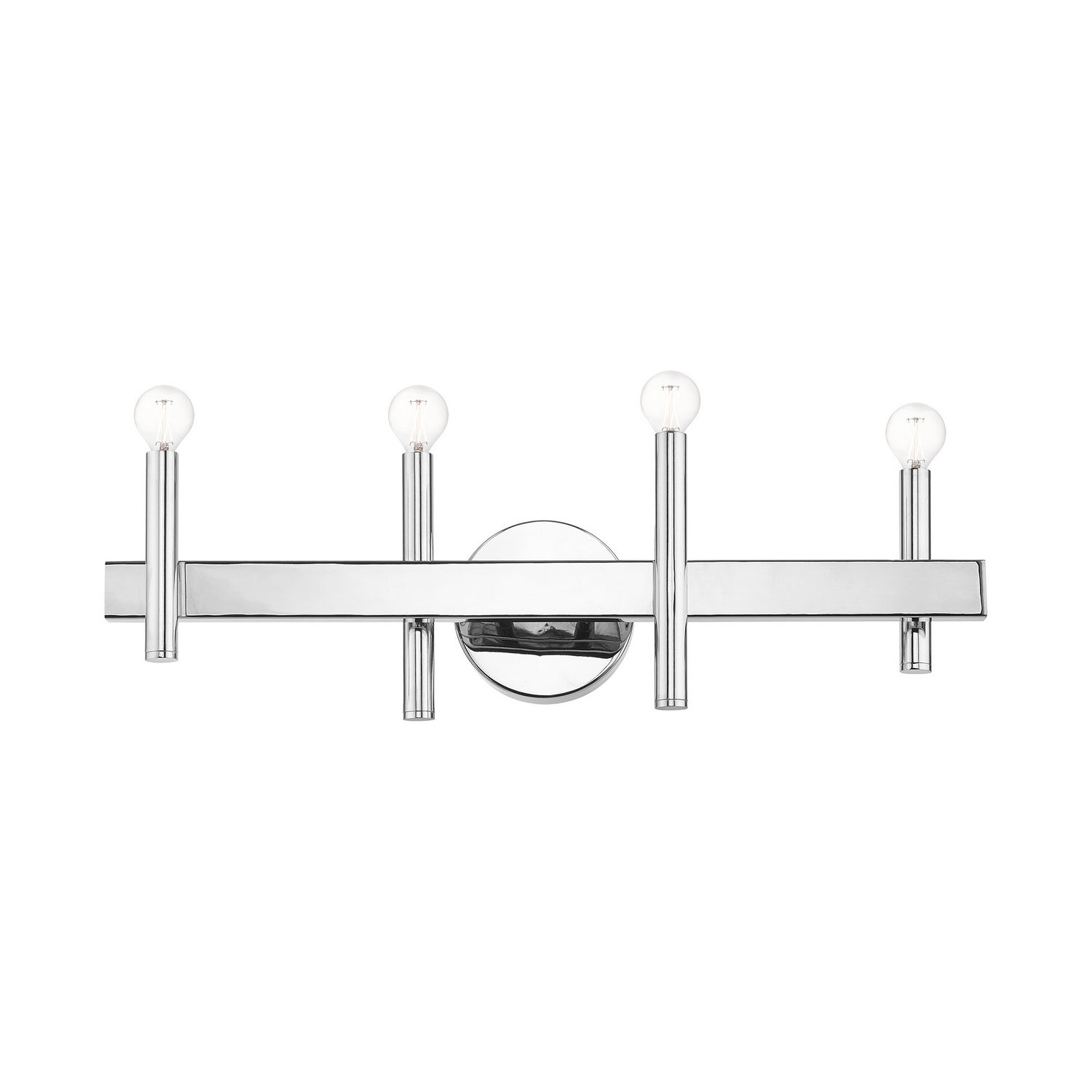 Livex Lighting - 15584-05 - Four Light Vanity - Denmark - Polished Chrome