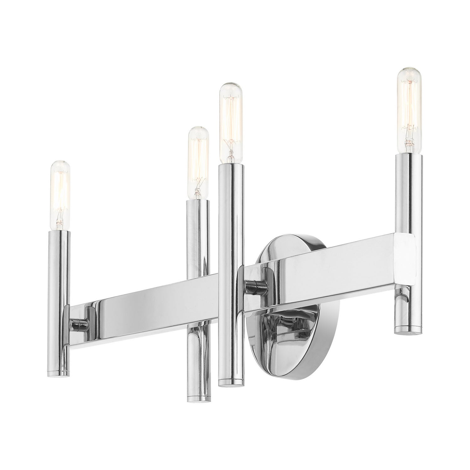 Livex Lighting - 15584-05 - Four Light Vanity - Denmark - Polished Chrome