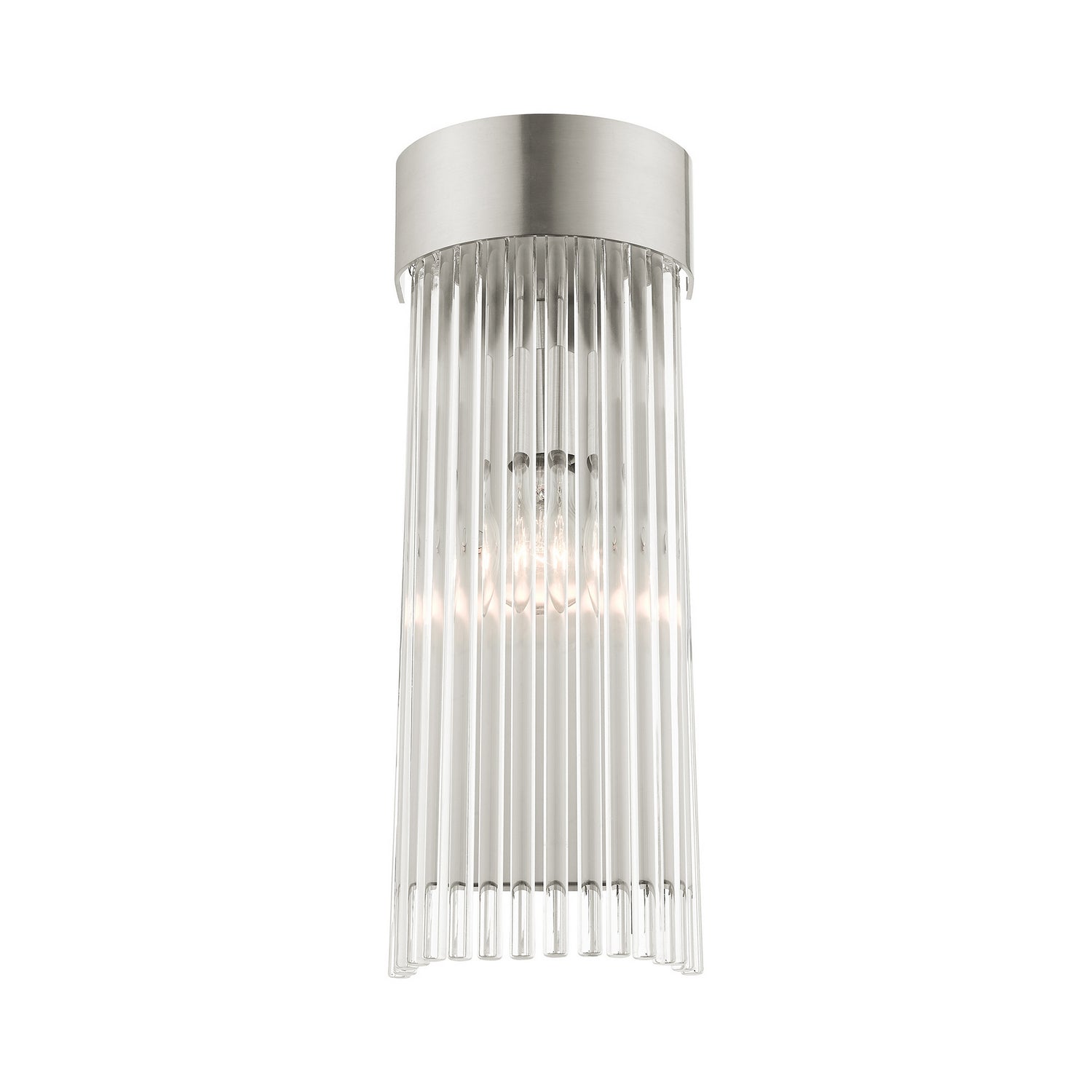 Livex Lighting - 15711-91 - One Light Wall Sconce - Norwich - Brushed Nickel