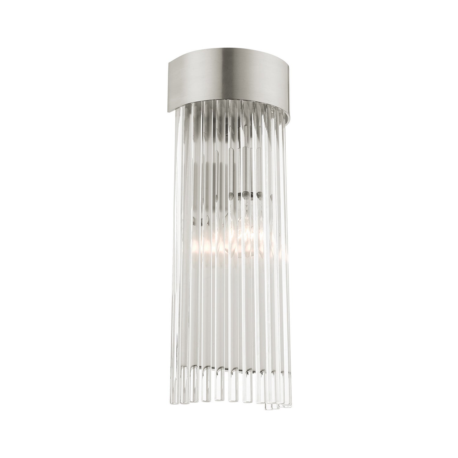 Livex Lighting - 15711-91 - One Light Wall Sconce - Norwich - Brushed Nickel