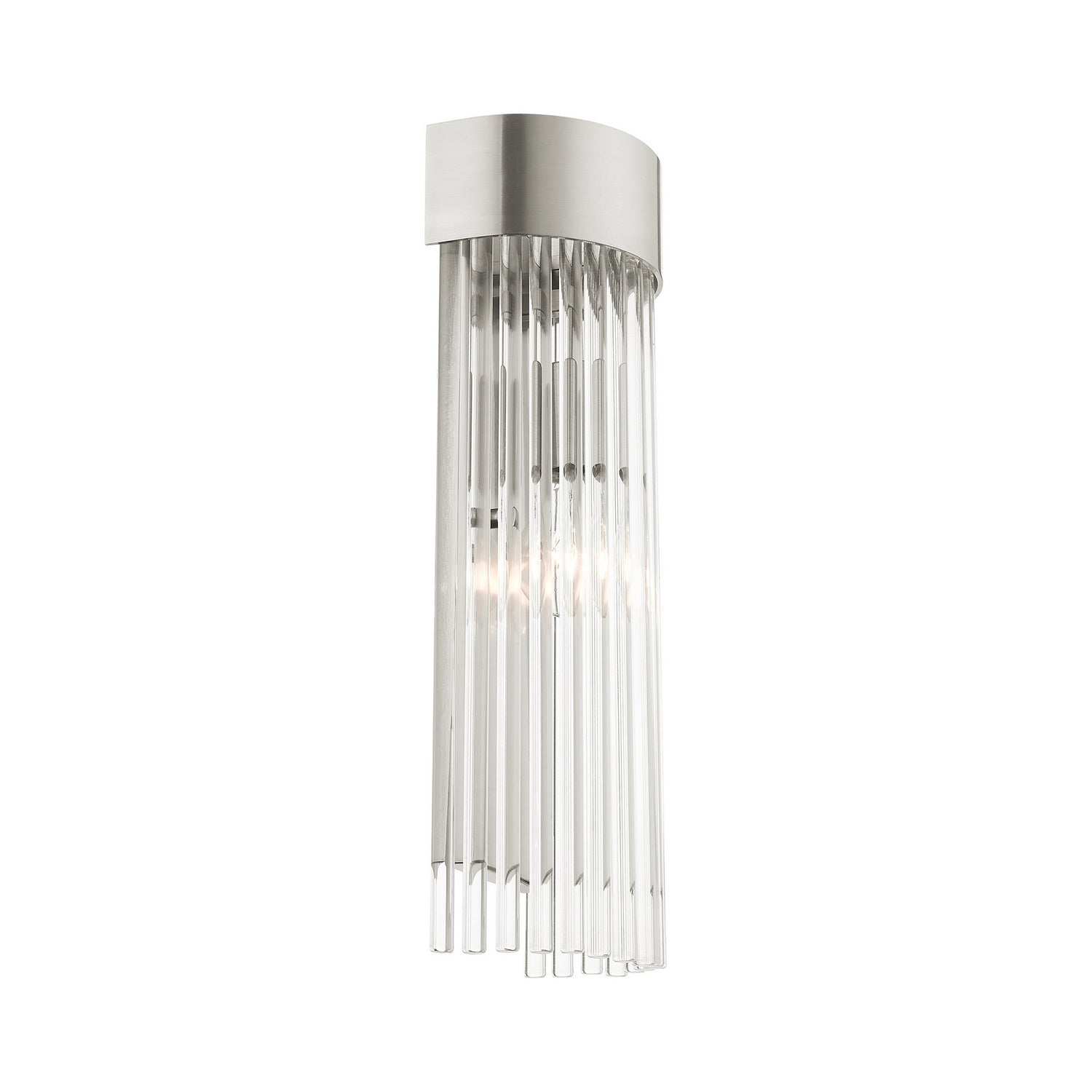Livex Lighting - 15711-91 - One Light Wall Sconce - Norwich - Brushed Nickel