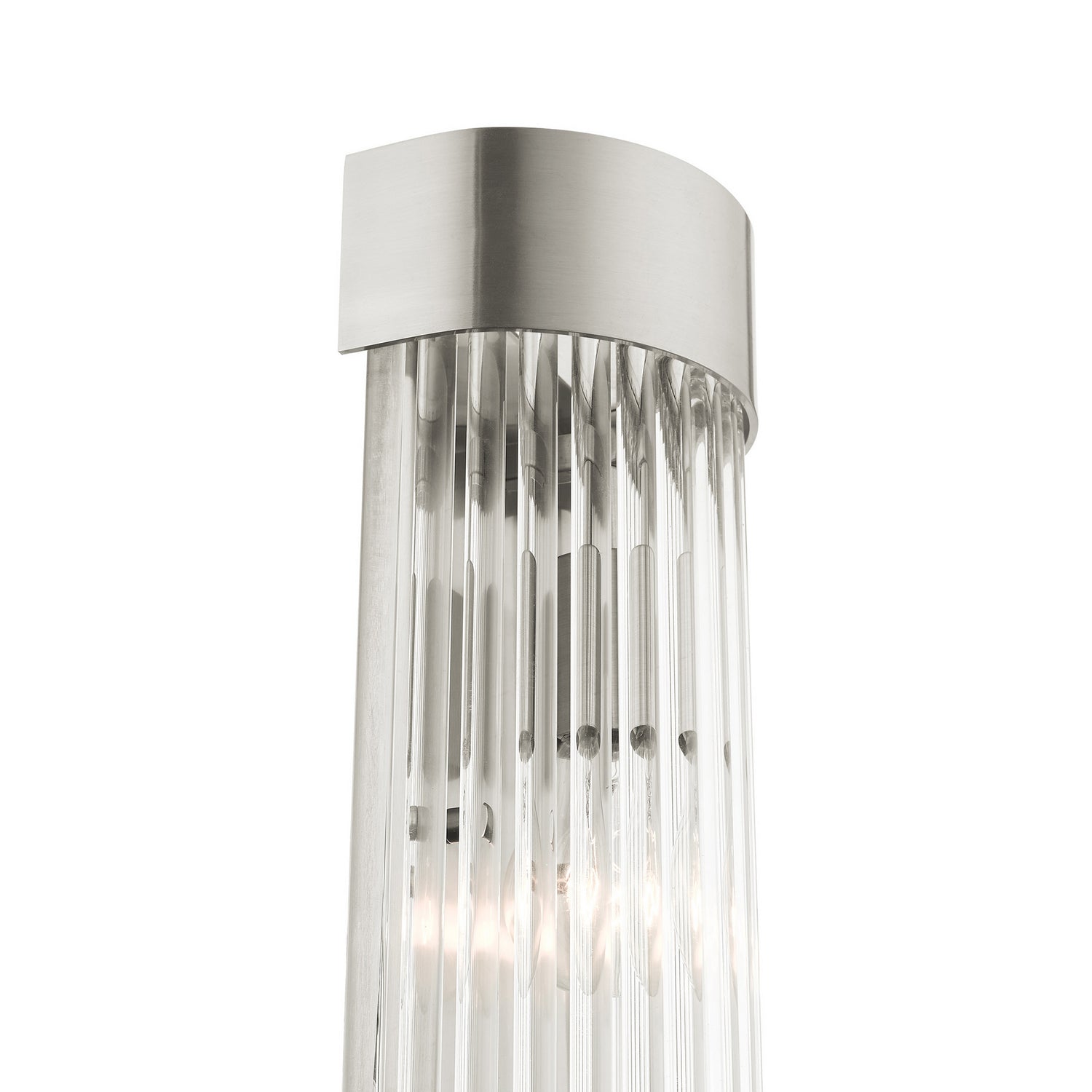 Livex Lighting - 15711-91 - One Light Wall Sconce - Norwich - Brushed Nickel