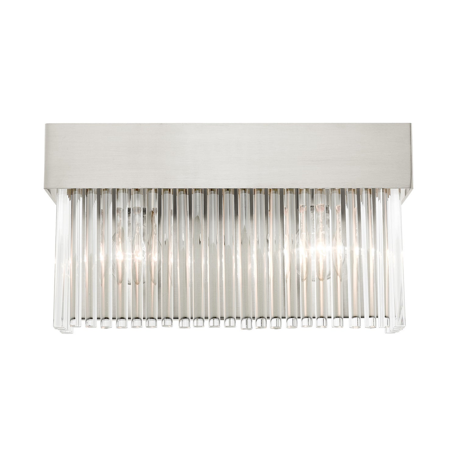 Livex Lighting - 15712-91 - Two Light Wall Sconce - Norwich - Brushed Nickel