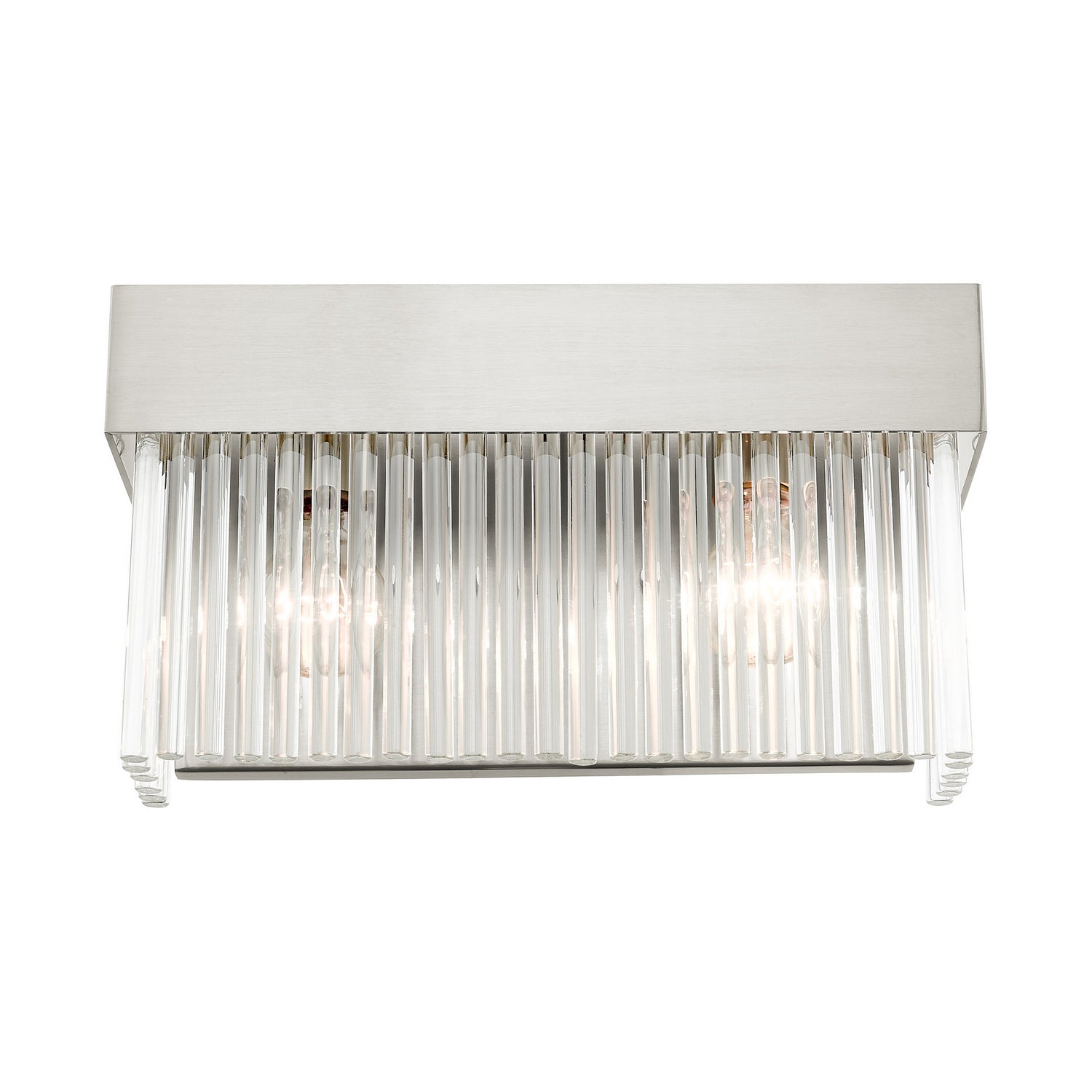 Livex Lighting - 15712-91 - Two Light Wall Sconce - Norwich - Brushed Nickel