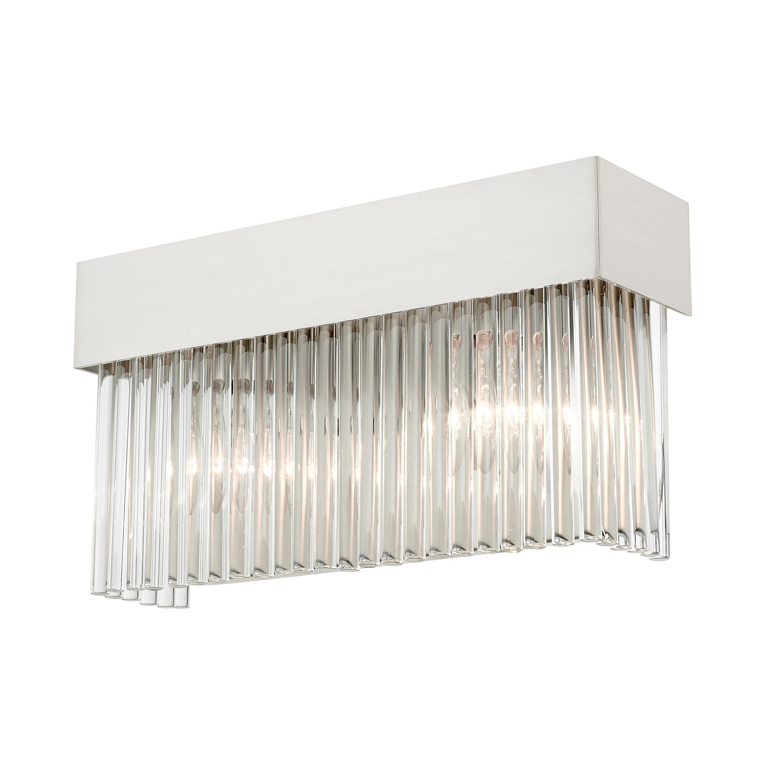 Livex Lighting - 15712-91 - Two Light Wall Sconce - Norwich - Brushed Nickel