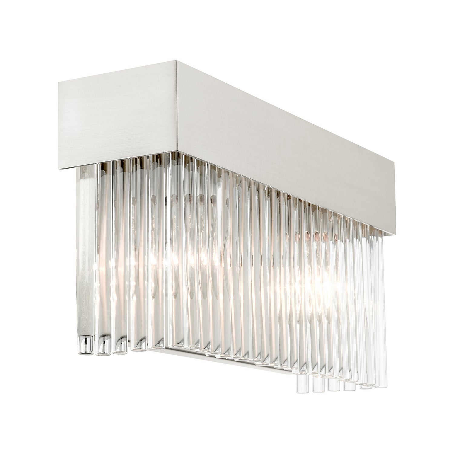 Livex Lighting - 15712-91 - Two Light Wall Sconce - Norwich - Brushed Nickel