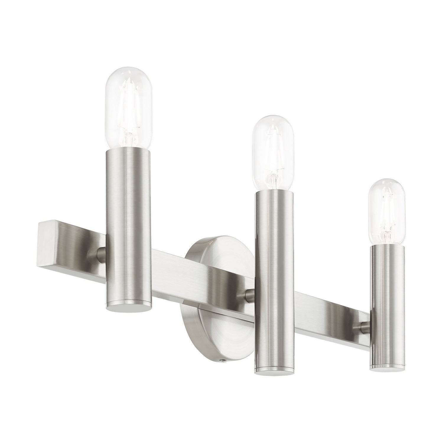 Livex Lighting - 15833-91 - Three Light Vanity - Helsinki - Brushed Nickel