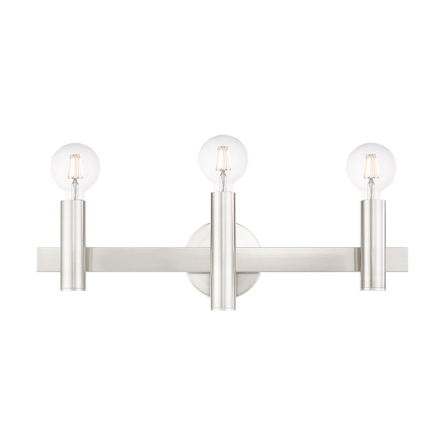 Livex Lighting - 15833-91 - Three Light Vanity - Helsinki - Brushed Nickel