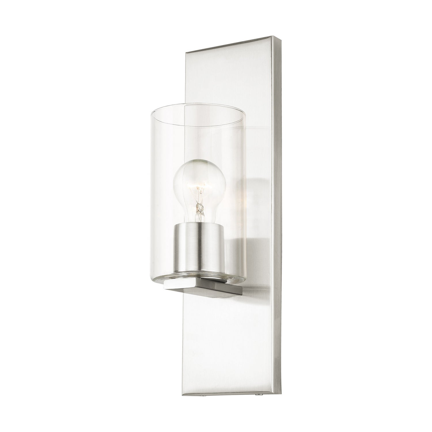 Livex Lighting - 16551-91 - One Light Wall Sconce - Zurich - Brushed Nickel