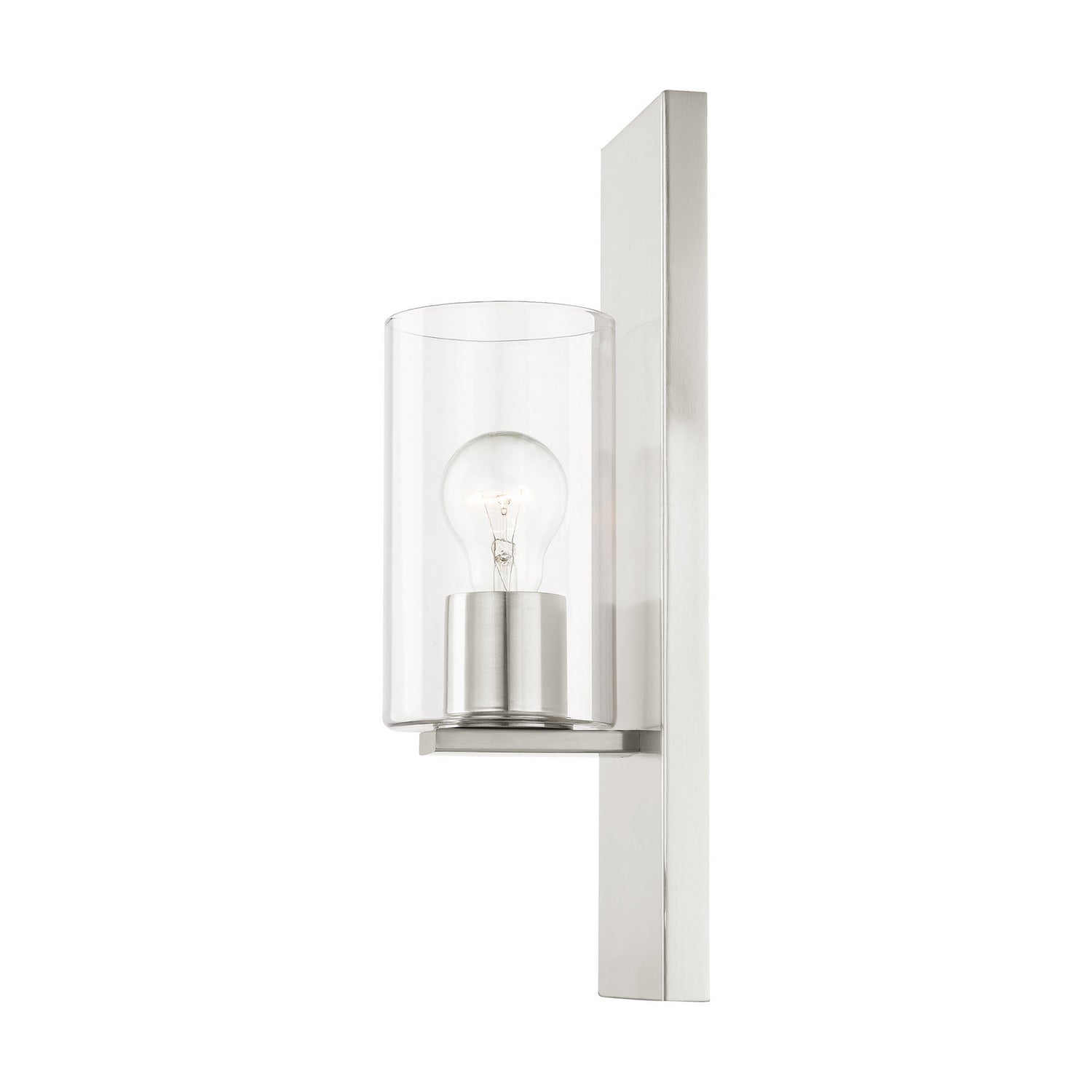 Livex Lighting - 16551-91 - One Light Wall Sconce - Zurich - Brushed Nickel