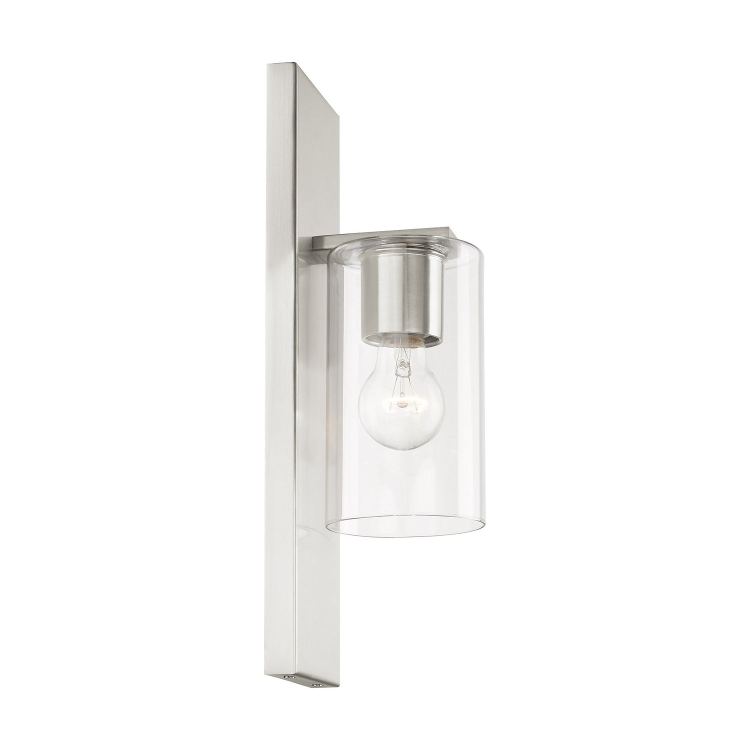 Livex Lighting - 16551-91 - One Light Wall Sconce - Zurich - Brushed Nickel
