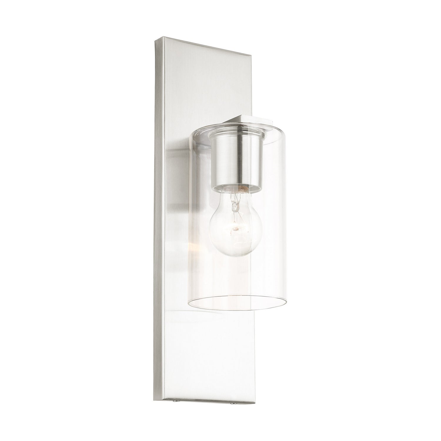 Livex Lighting - 16551-91 - One Light Wall Sconce - Zurich - Brushed Nickel