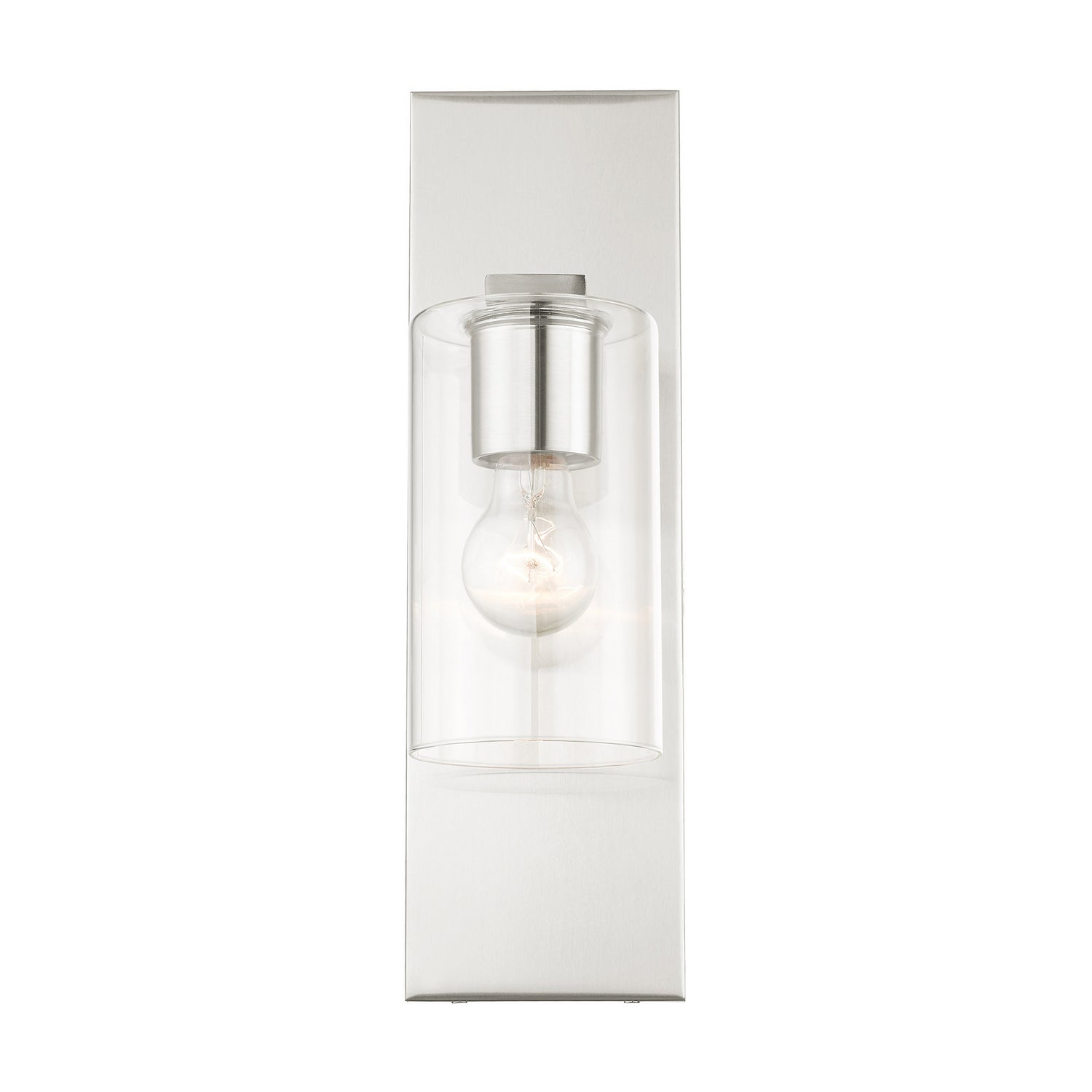 Livex Lighting - 16551-91 - One Light Wall Sconce - Zurich - Brushed Nickel