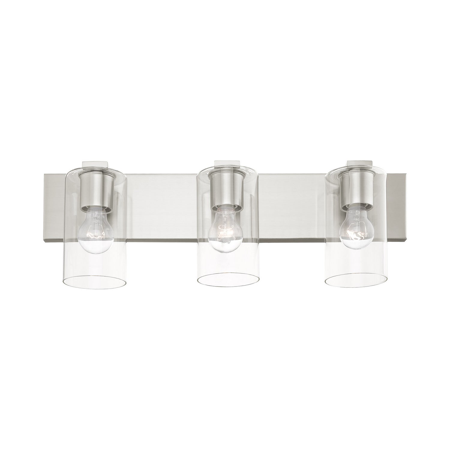 Livex Lighting - 16553-91 - Three Light Vanity - Zurich - Brushed Nickel