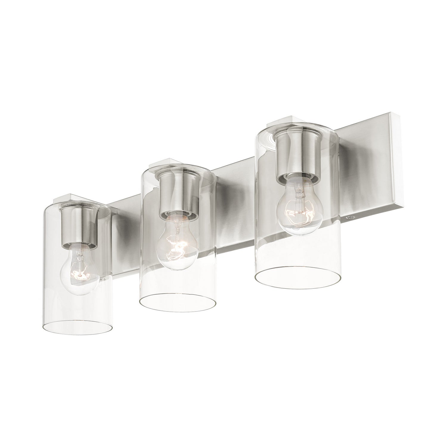 Livex Lighting - 16553-91 - Three Light Vanity - Zurich - Brushed Nickel