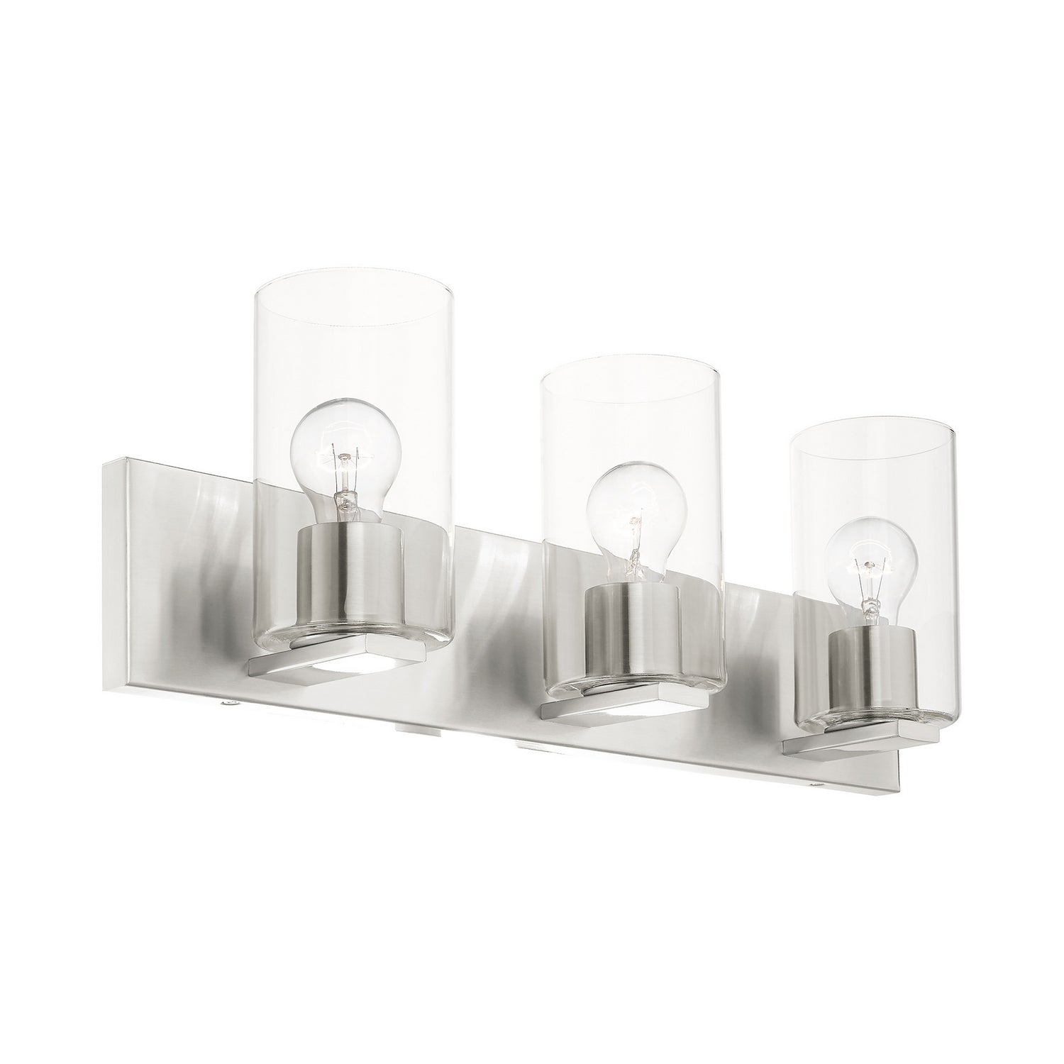 Livex Lighting - 16553-91 - Three Light Vanity - Zurich - Brushed Nickel