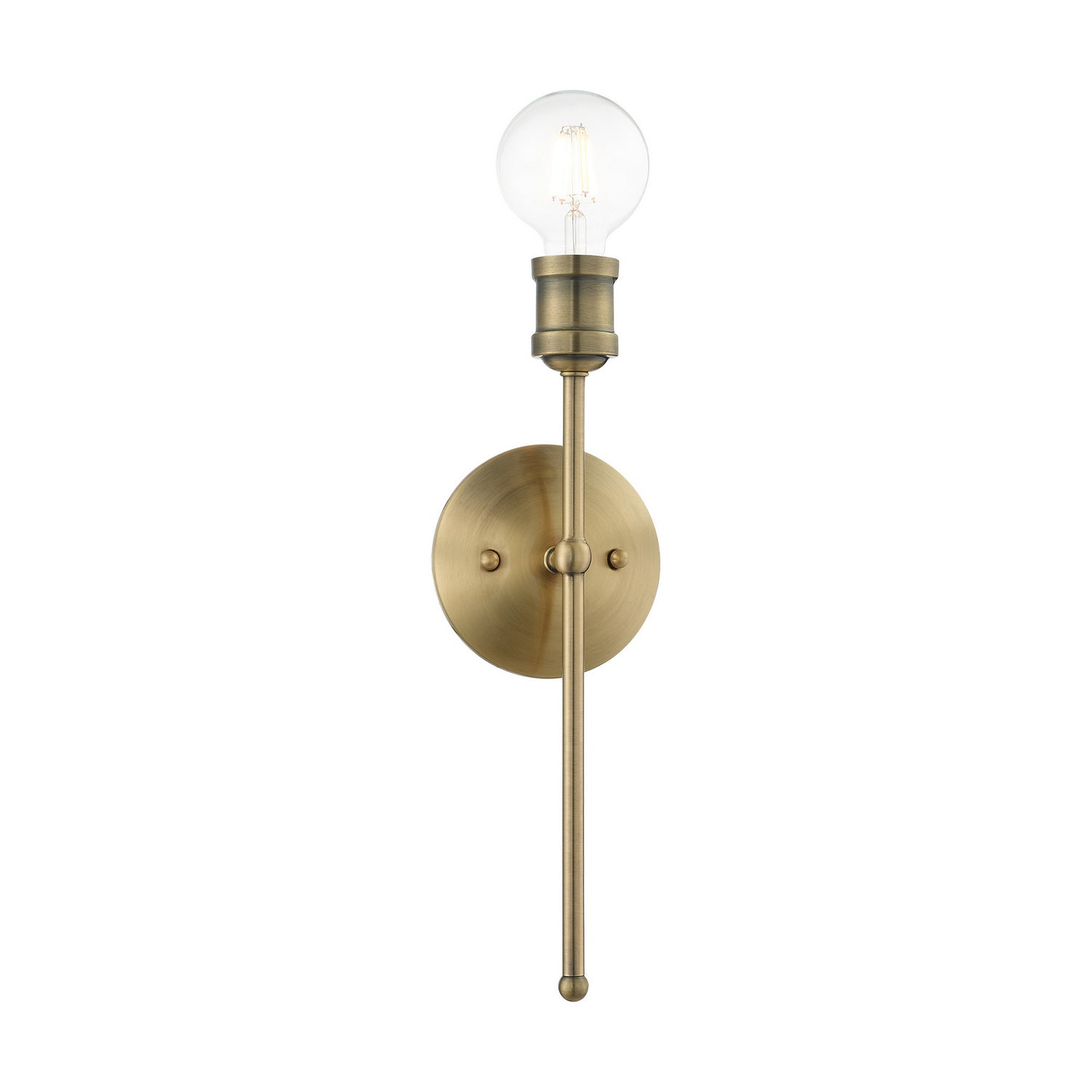Livex Lighting - 16711-01 - One Light Wall Sconce - Lansdale - Antique Brass