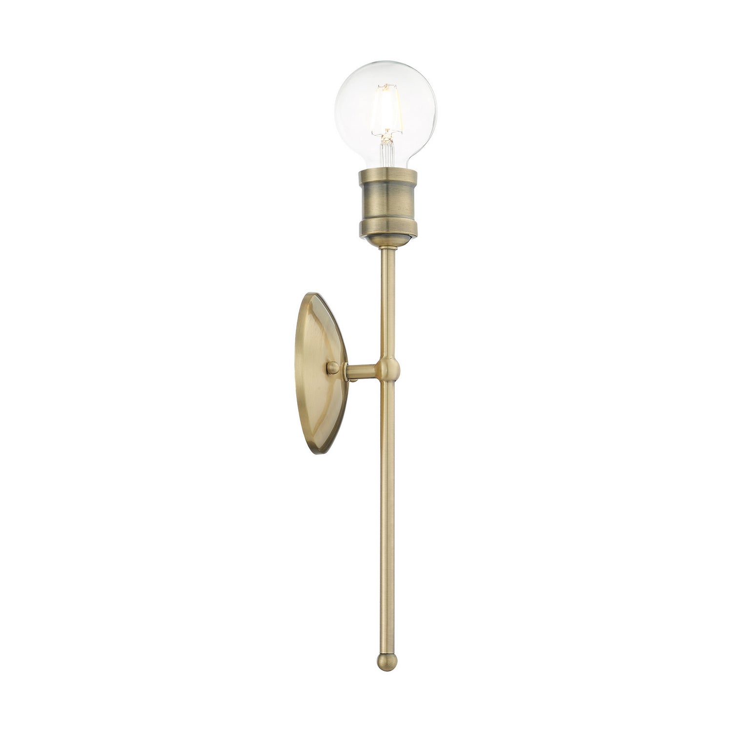 Livex Lighting - 16711-01 - One Light Wall Sconce - Lansdale - Antique Brass