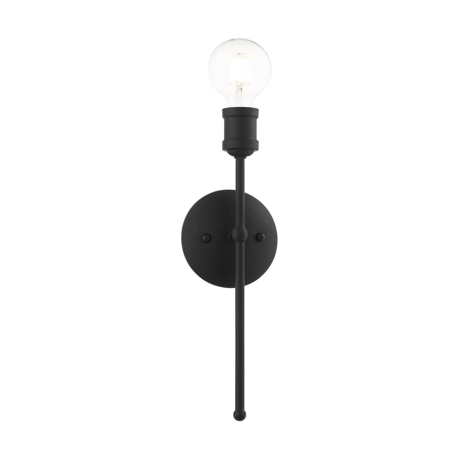 Livex Lighting - 16711-04 - One Light Wall Sconce - Lansdale - Black