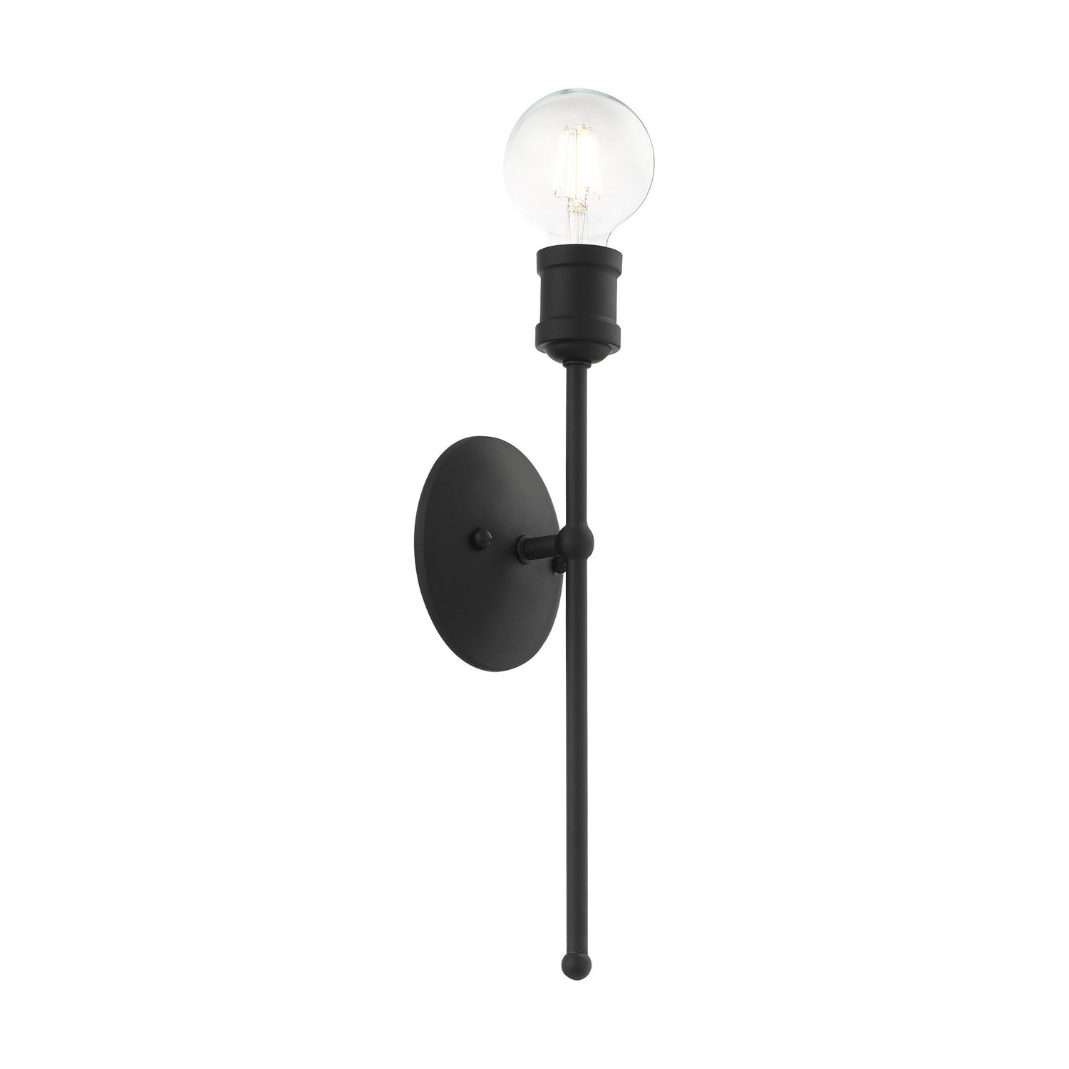 Livex Lighting - 16711-04 - One Light Wall Sconce - Lansdale - Black