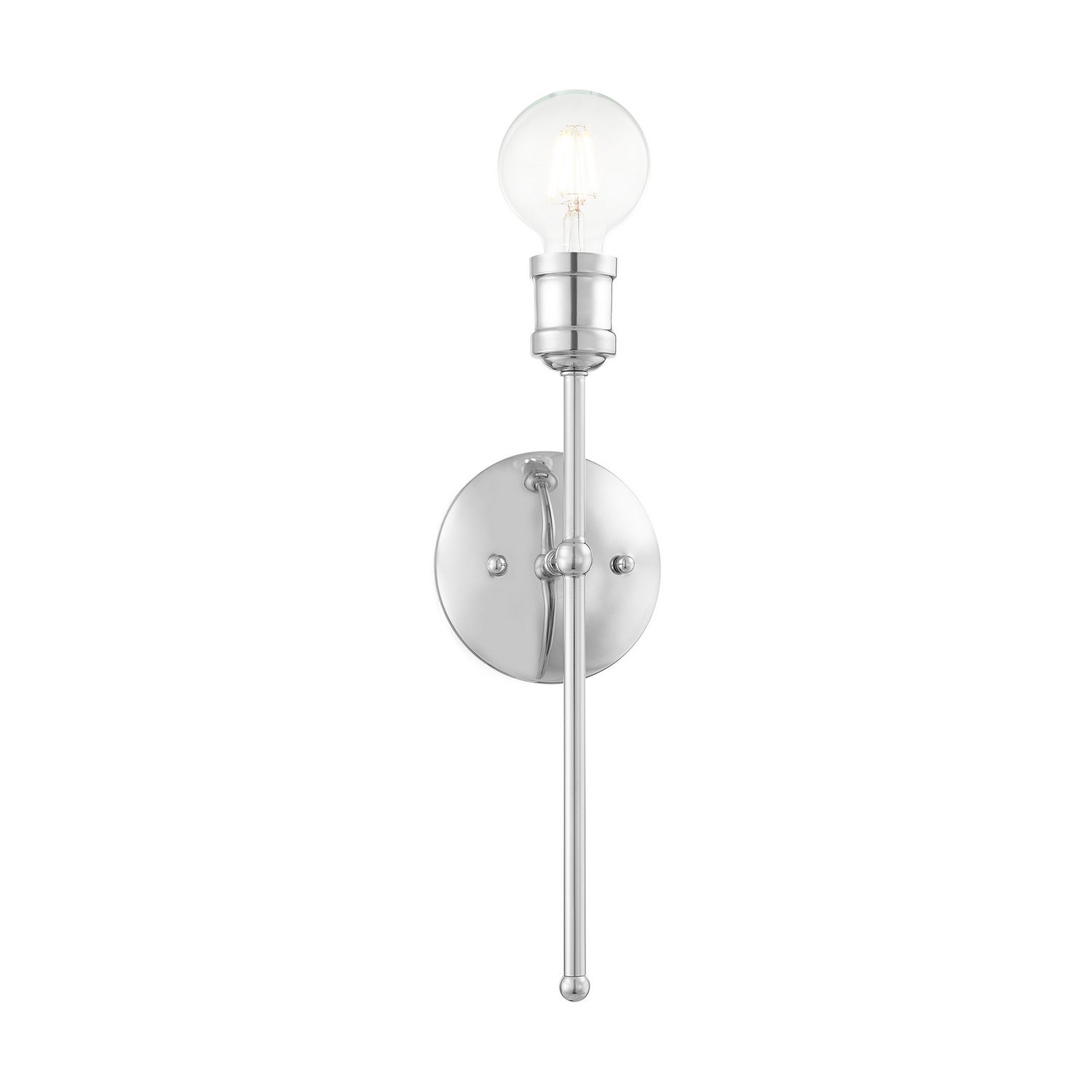 Livex Lighting - 16711-05 - One Light Wall Sconce - Lansdale - Polished Chrome