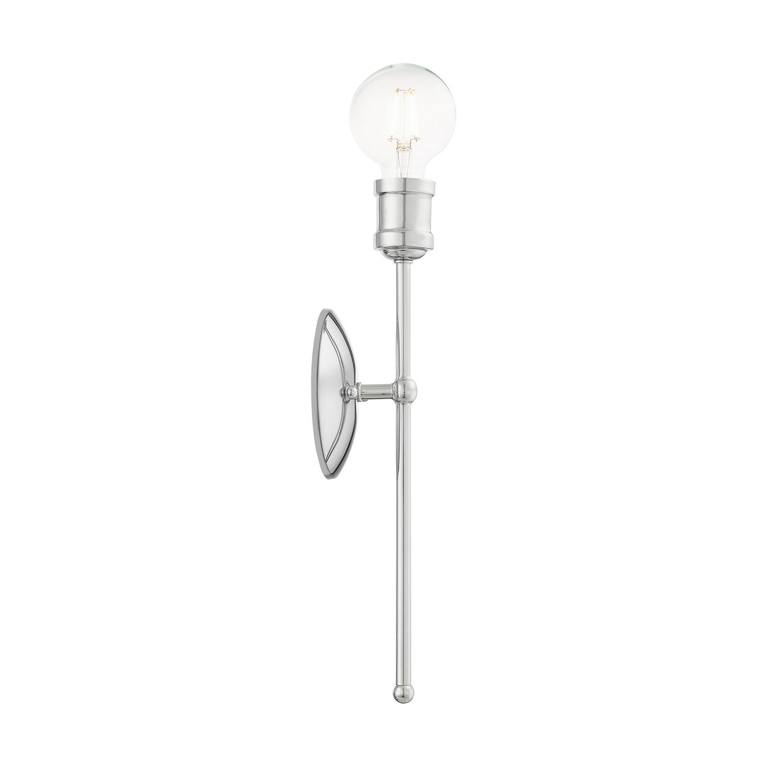 Livex Lighting - 16711-05 - One Light Wall Sconce - Lansdale - Polished Chrome