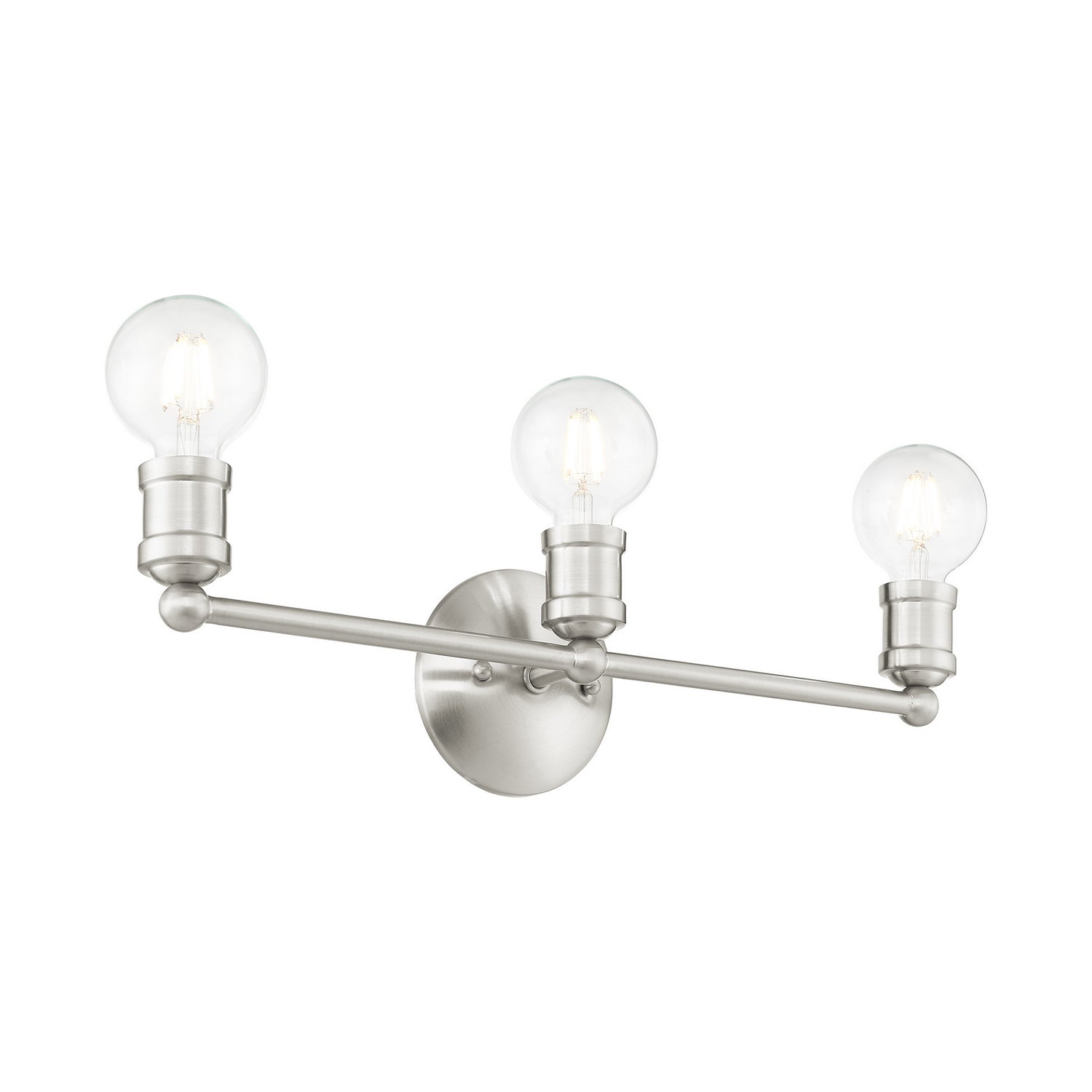 Livex Lighting - 16713-91 - Three Light Vanity - Lansdale - Brushed Nickel