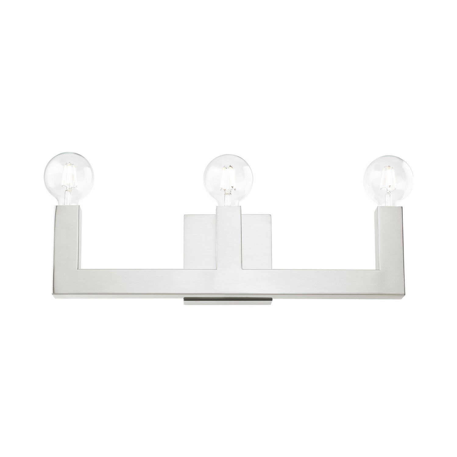 Livex Lighting - 16813-91 - Three Light Vanity - Solna - Brushed Nickel