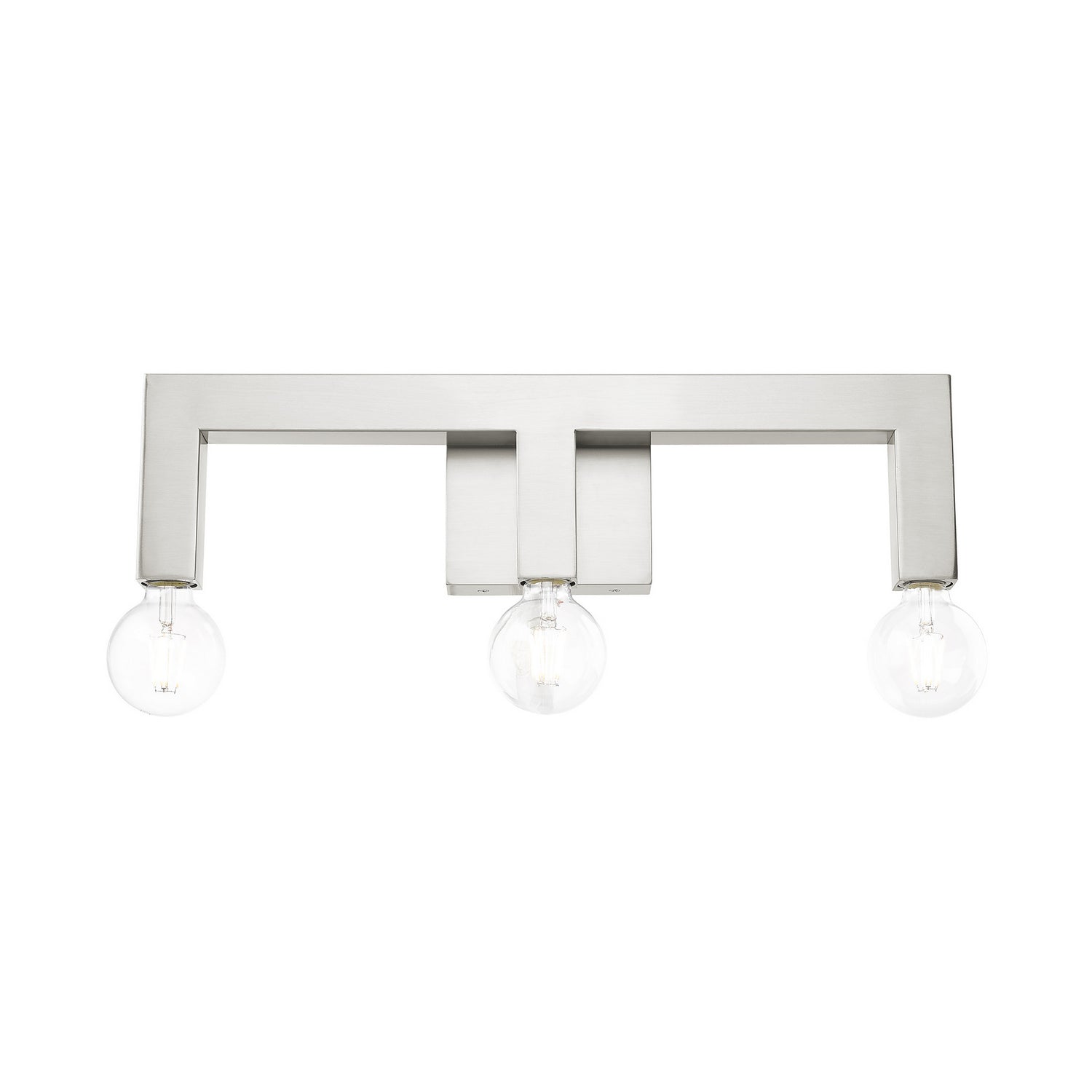 Livex Lighting - 16813-91 - Three Light Vanity - Solna - Brushed Nickel
