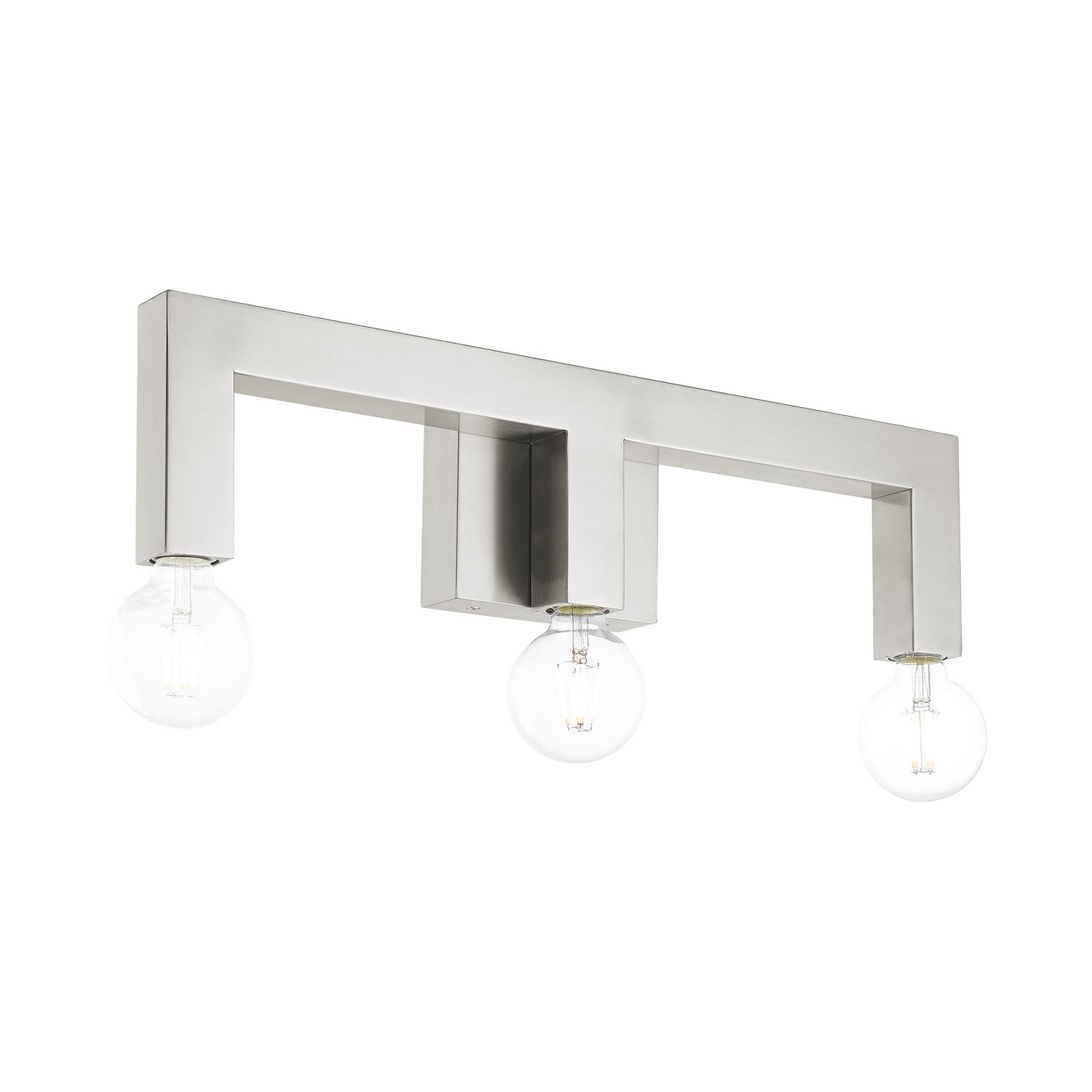 Livex Lighting - 16813-91 - Three Light Vanity - Solna - Brushed Nickel