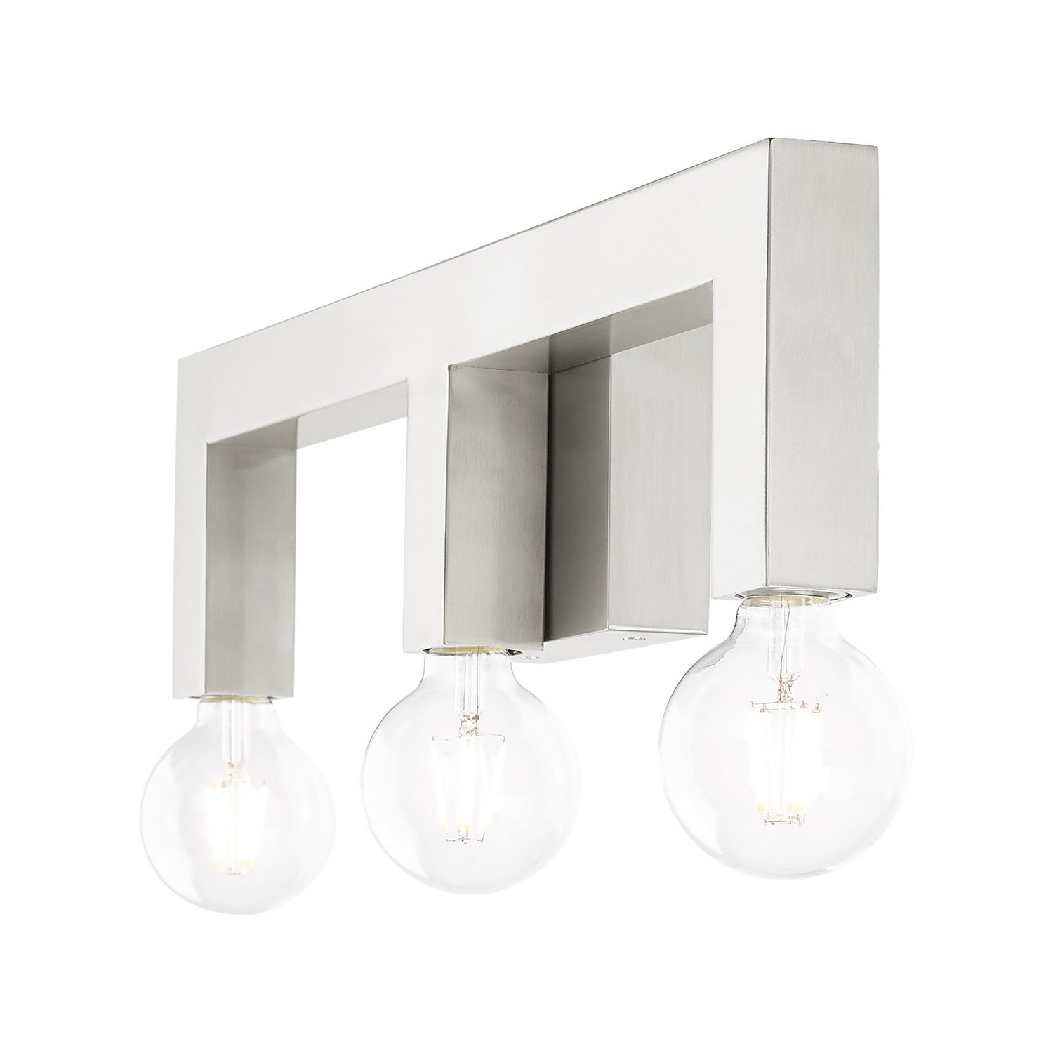 Livex Lighting - 16813-91 - Three Light Vanity - Solna - Brushed Nickel