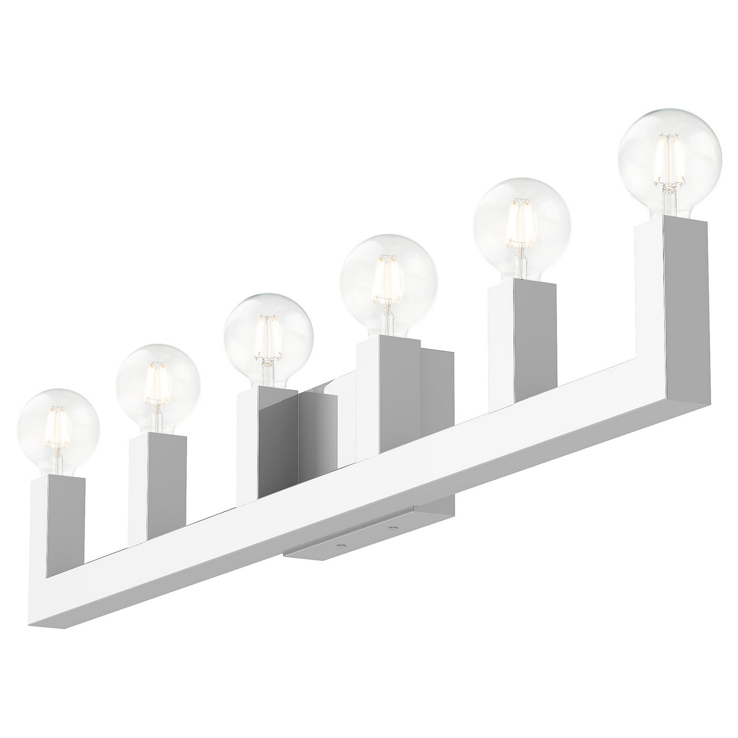 Livex Lighting - 16815-05 - Six Light Vanity - Solna - Polished Chrome