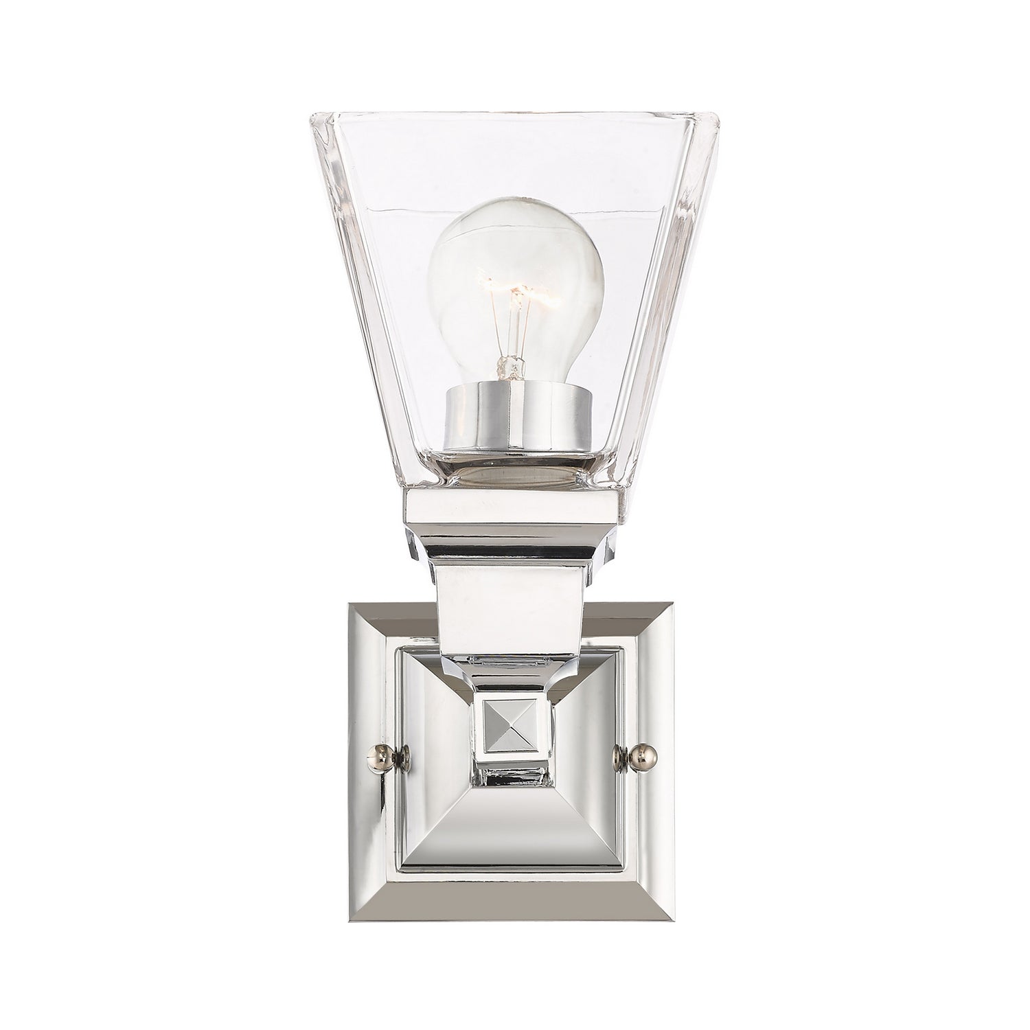Livex Lighting - 17171-05 - One Light Wall Sconce - Mission - Polished Chrome