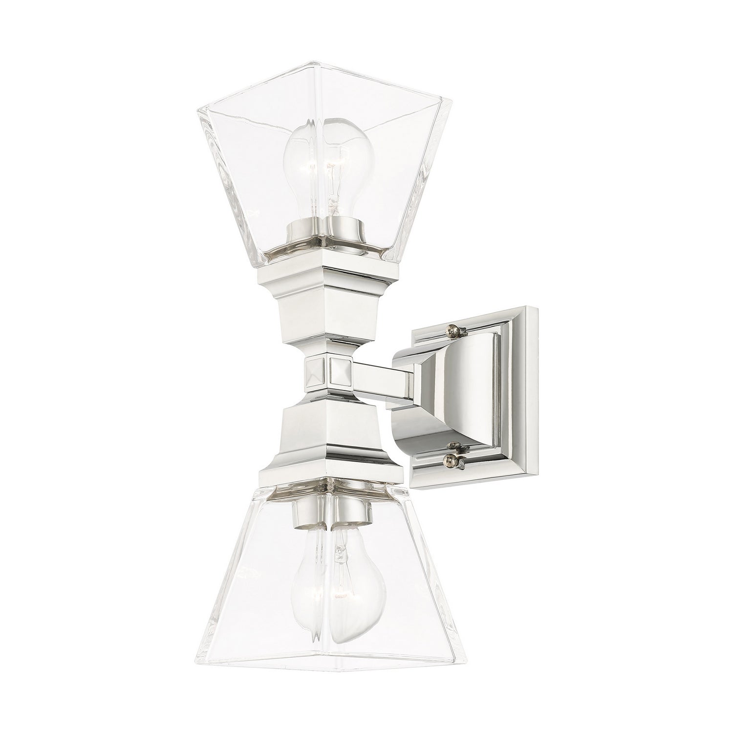 Livex Lighting - 17178-05 - Two Light Wall Sconce - Mission - Polished Chrome