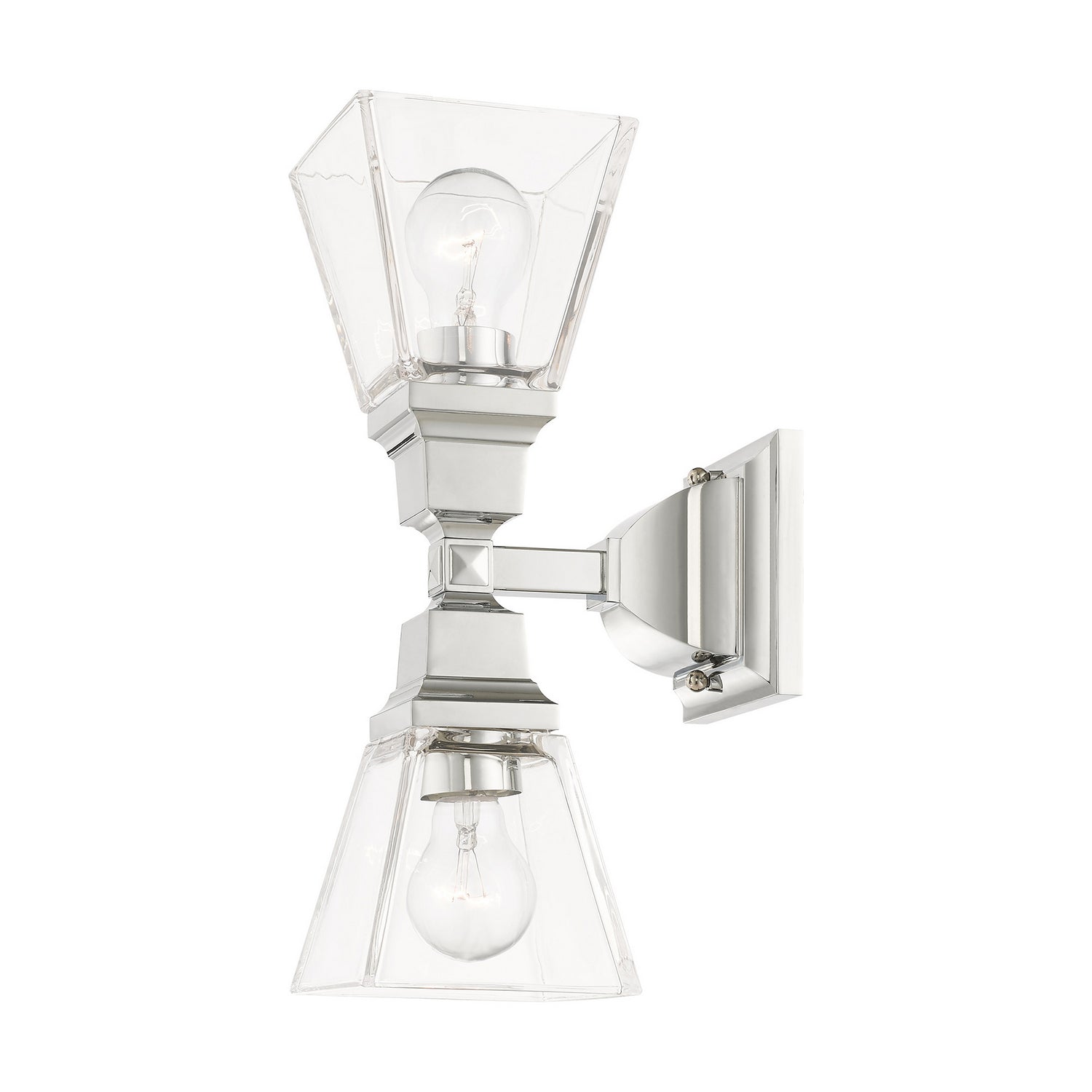 Livex Lighting - 17178-05 - Two Light Wall Sconce - Mission - Polished Chrome