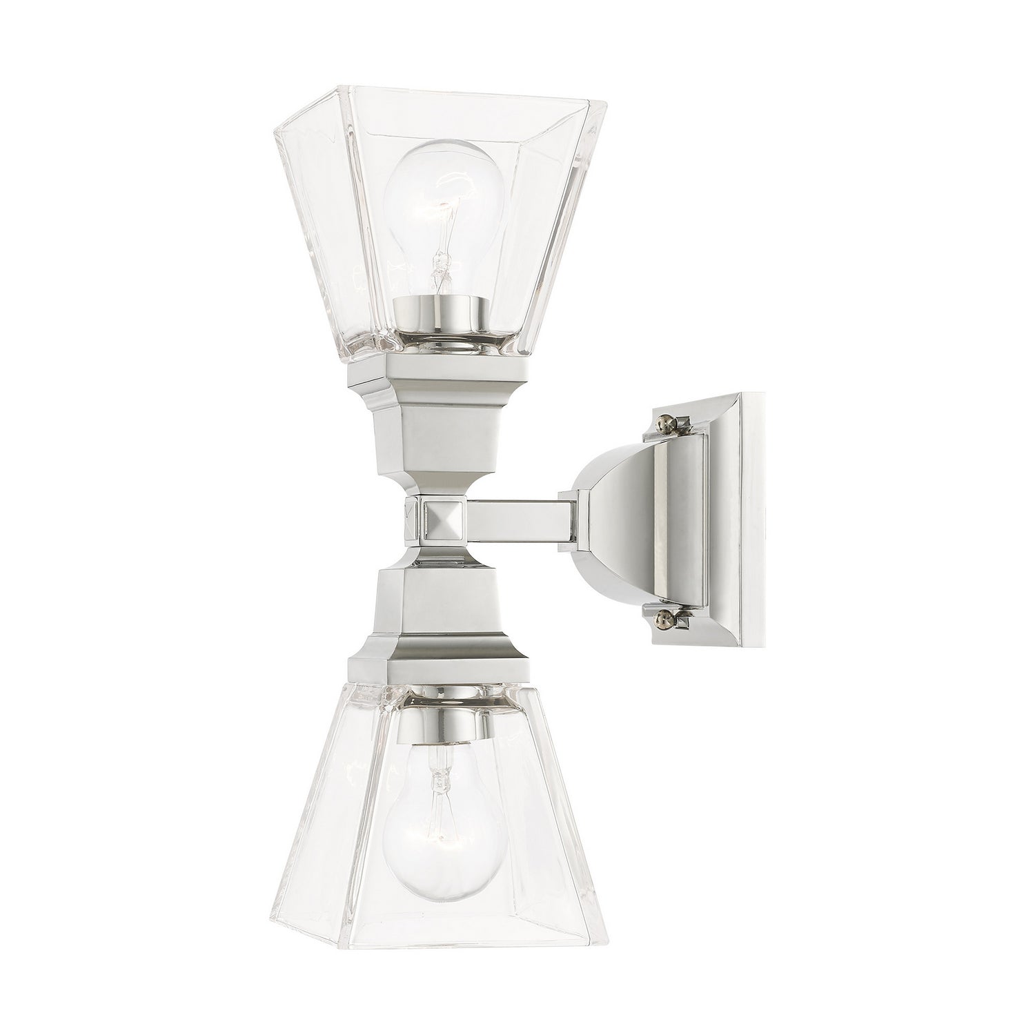 Livex Lighting - 17178-05 - Two Light Wall Sconce - Mission - Polished Chrome