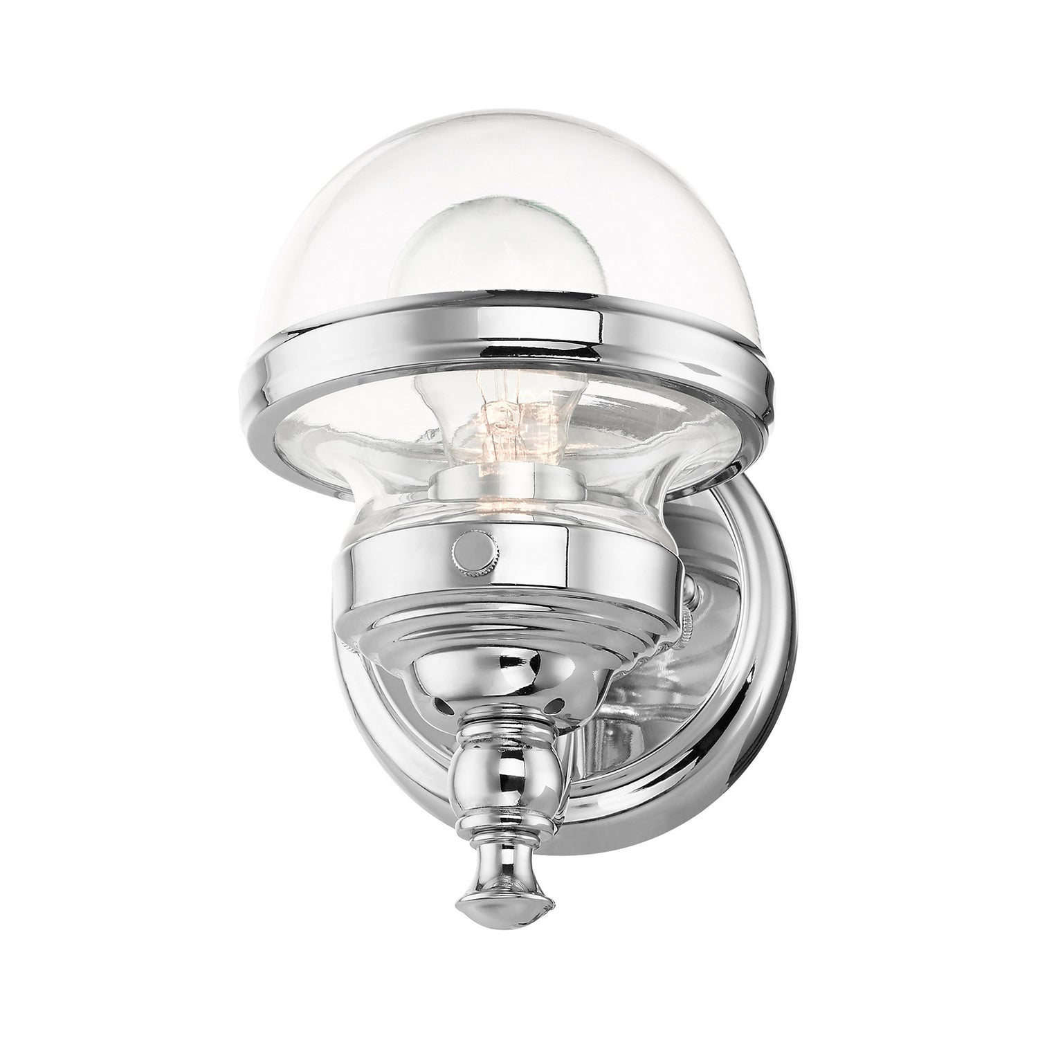 Livex Lighting - 17411-05 - One Light Vanity - Oldwick - Polished Chrome