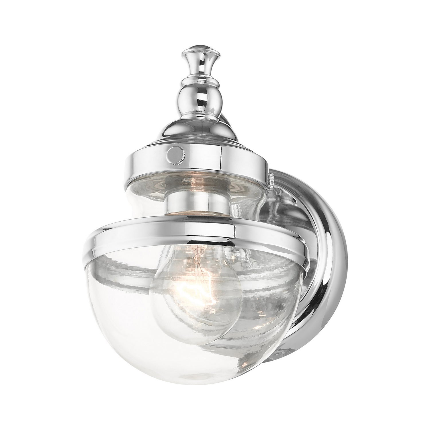 Livex Lighting - 17411-05 - One Light Vanity - Oldwick - Polished Chrome