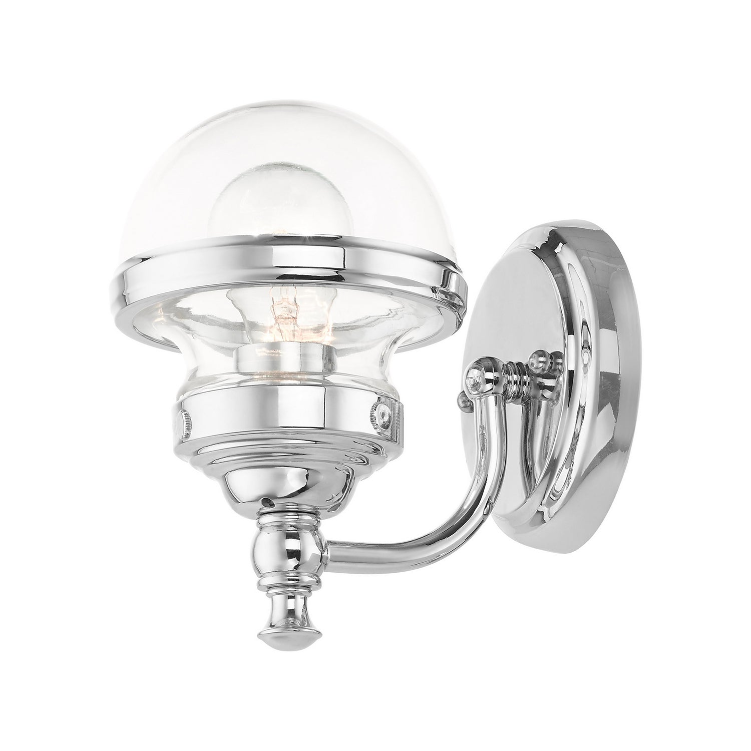 Livex Lighting - 17411-05 - One Light Vanity - Oldwick - Polished Chrome