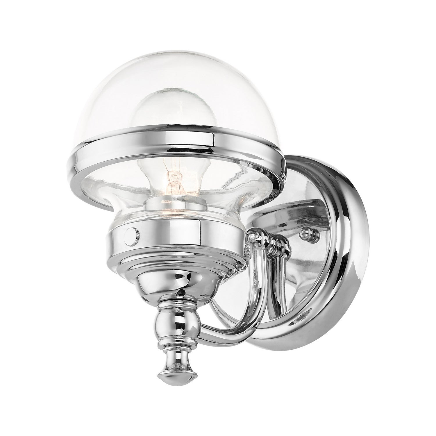 Livex Lighting - 17411-05 - One Light Vanity - Oldwick - Polished Chrome