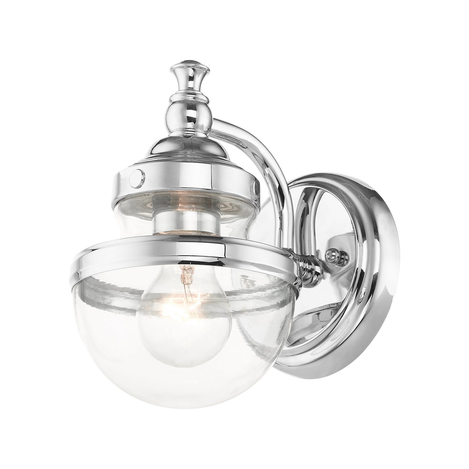 Livex Lighting - 17411-05 - One Light Vanity - Oldwick - Polished Chrome