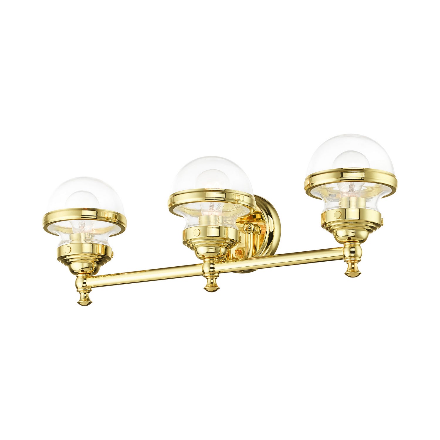 Livex Lighting - 17413-02 - Three Light Vanity - Oldwick - Polished Brass