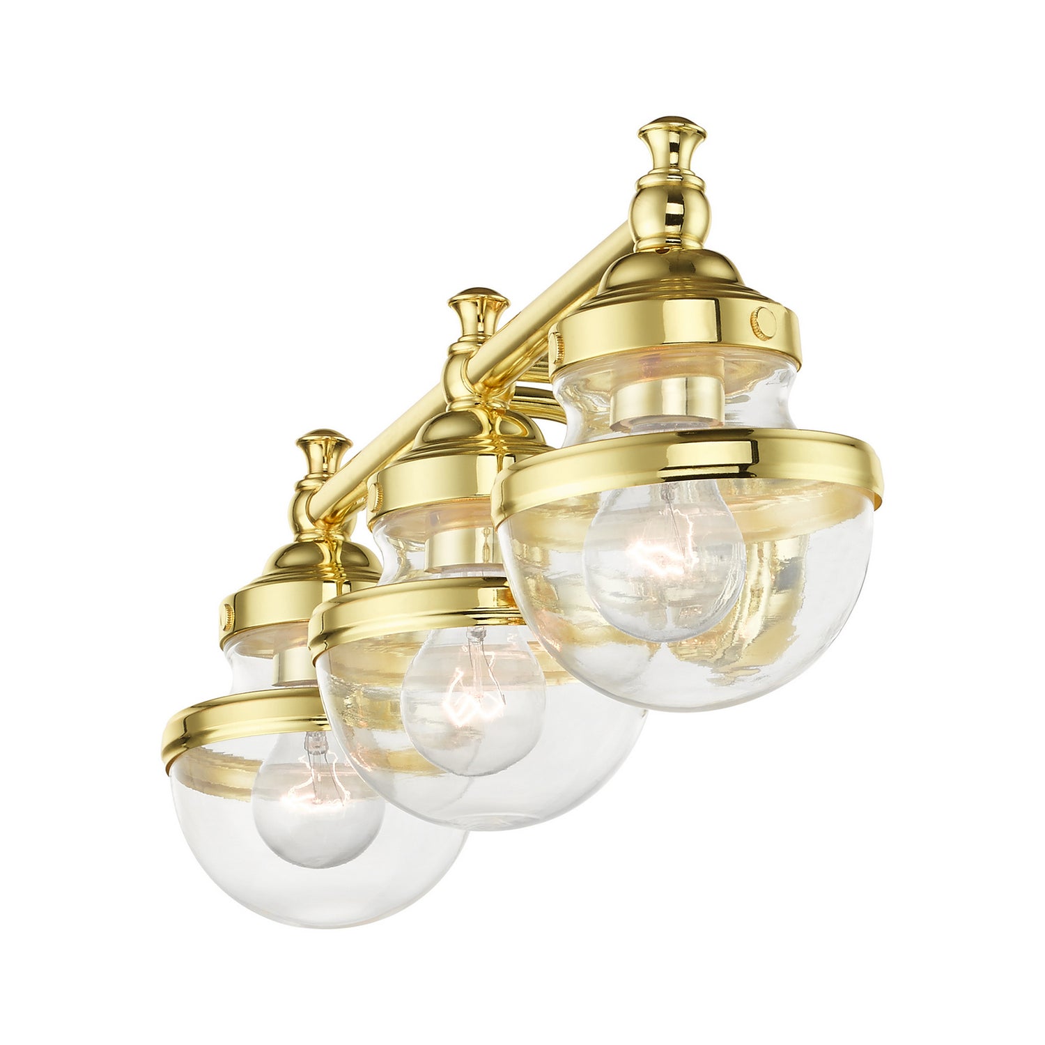 Livex Lighting - 17413-02 - Three Light Vanity - Oldwick - Polished Brass