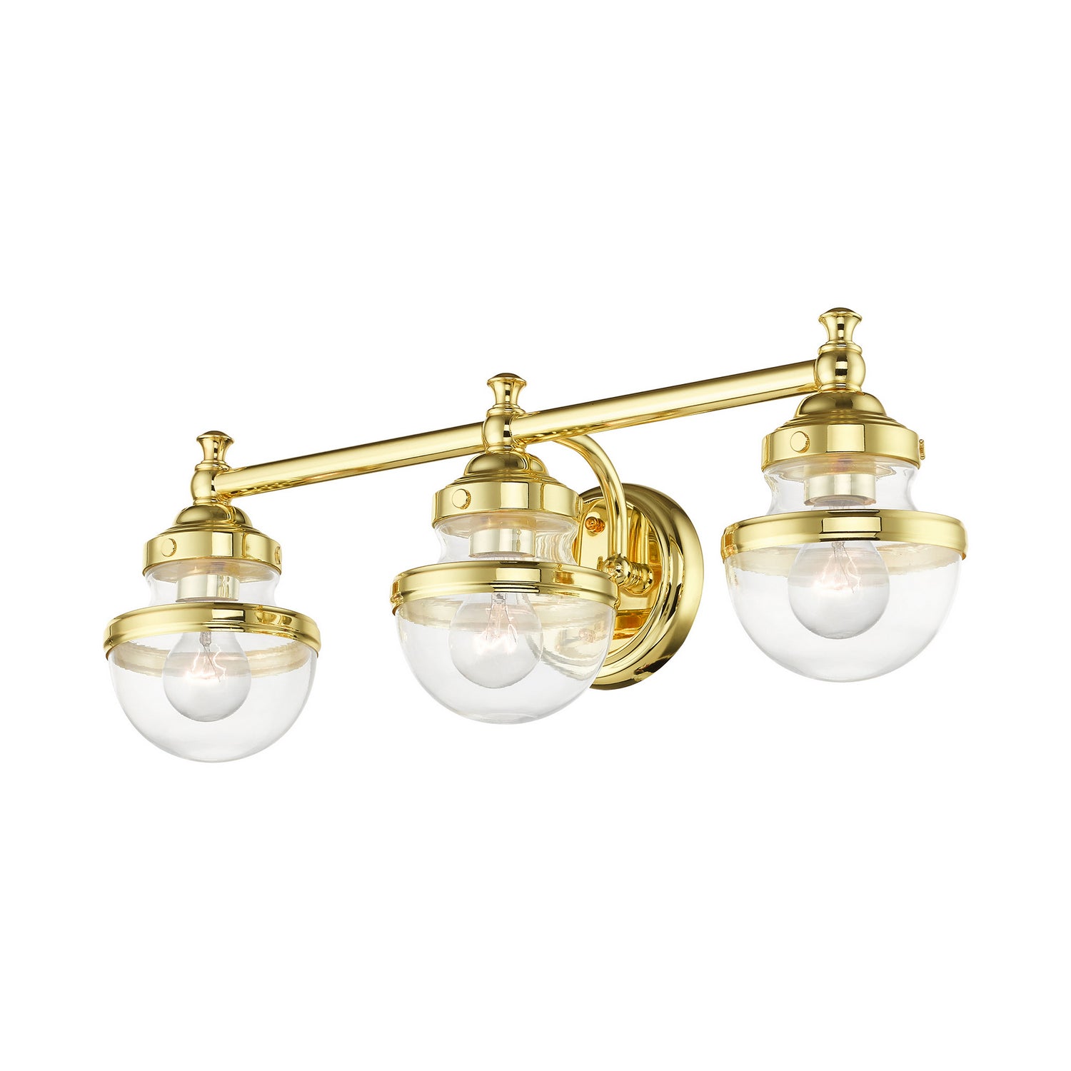 Livex Lighting - 17413-02 - Three Light Vanity - Oldwick - Polished Brass
