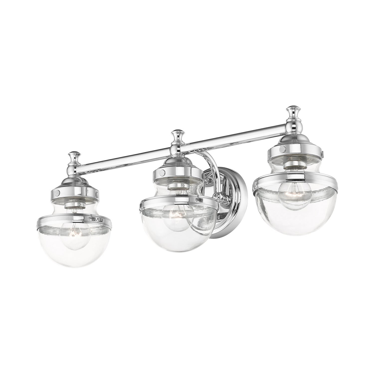 Livex Lighting - 17413-05 - Three Light Vanity - Oldwick - Polished Chrome