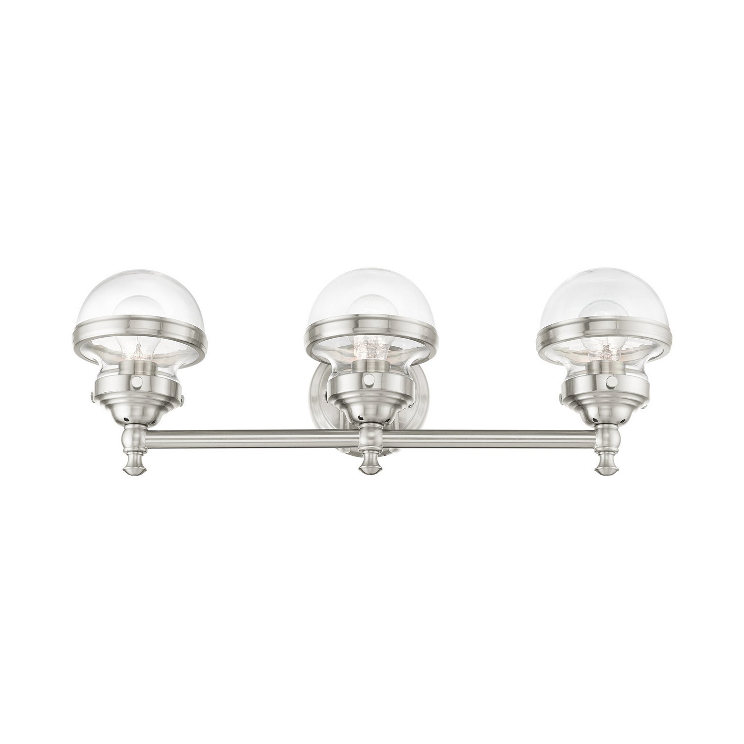 Livex Lighting - 17413-91 - Three Light Vanity - Oldwick - Brushed Nickel