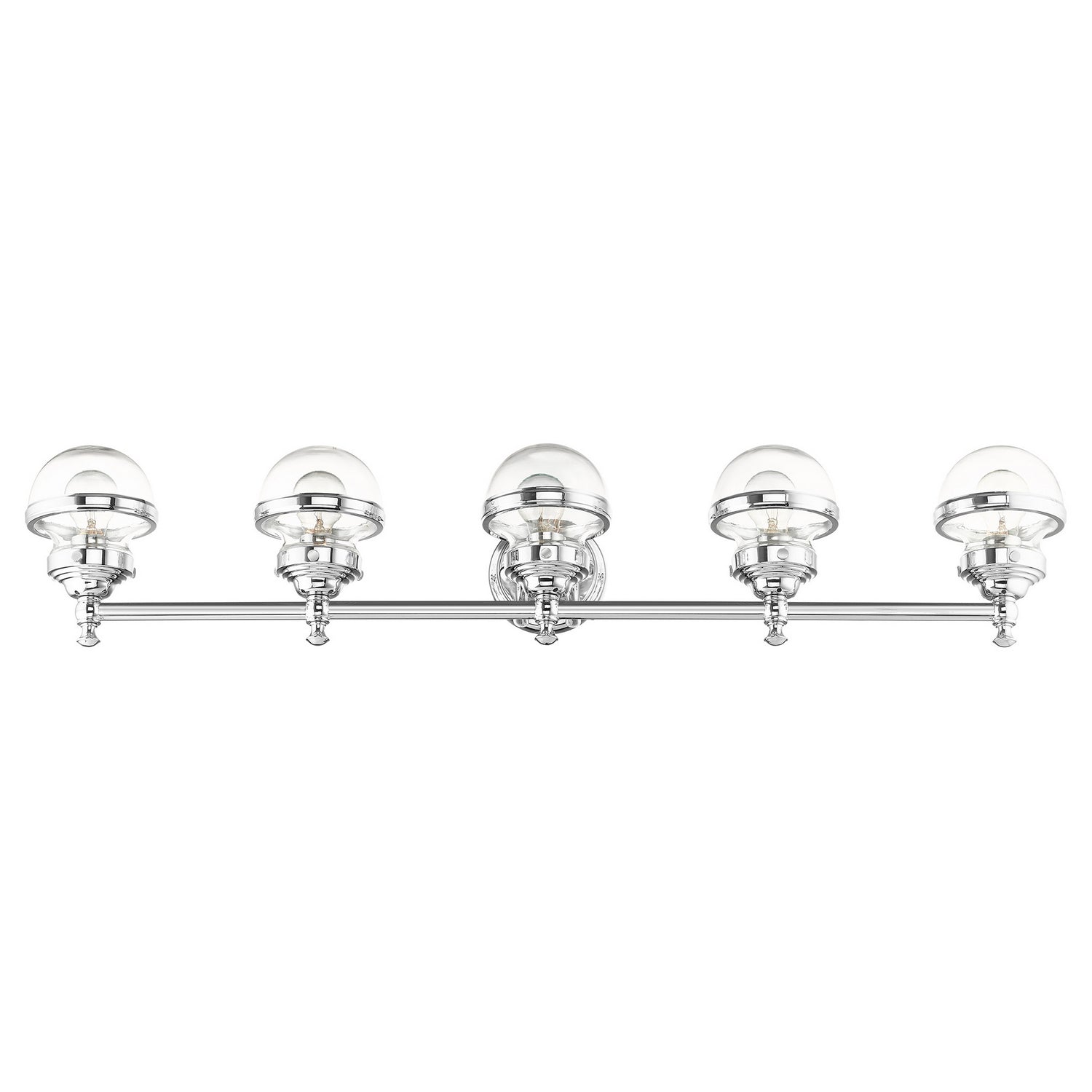 Livex Lighting - 17415-05 - Five Light Vanity - Oldwick - Polished Chrome