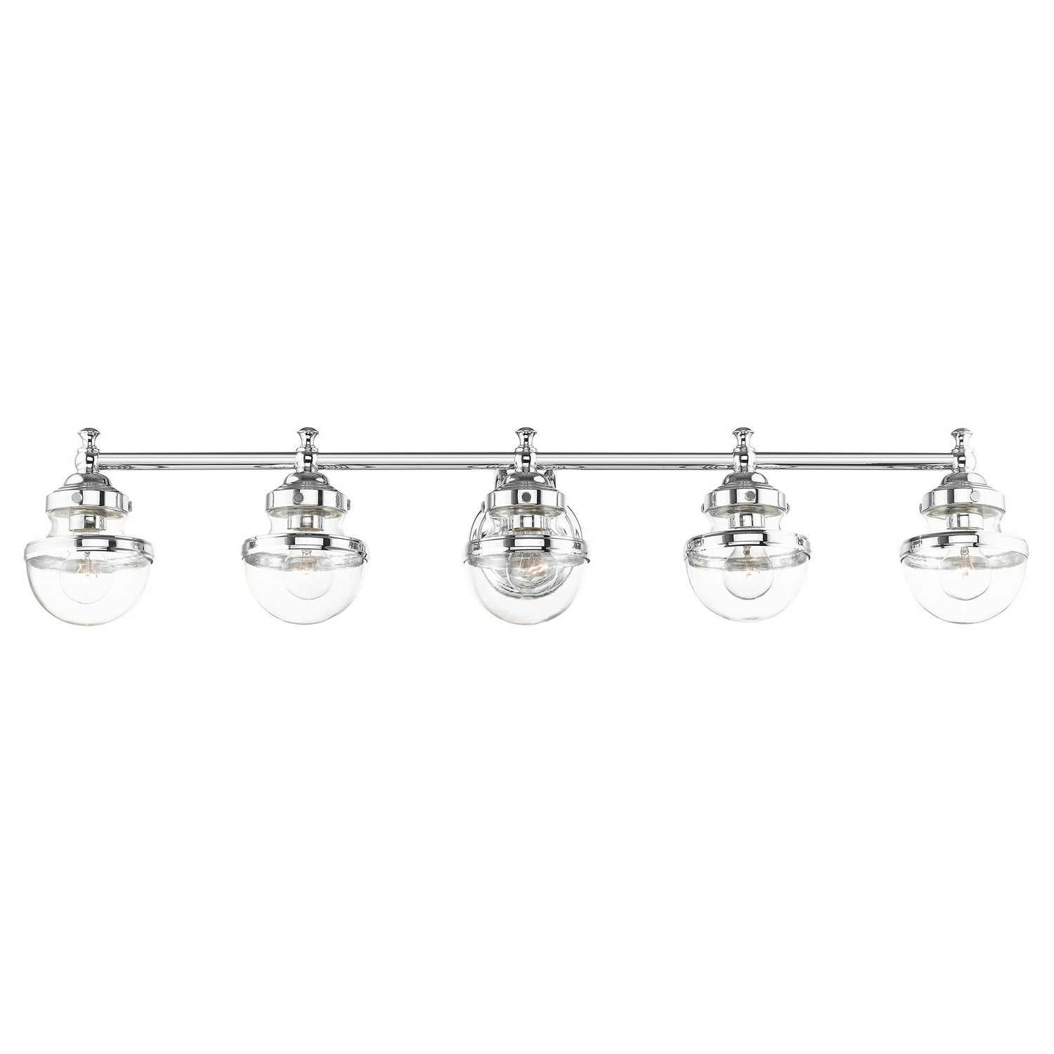 Livex Lighting - 17415-05 - Five Light Vanity - Oldwick - Polished Chrome