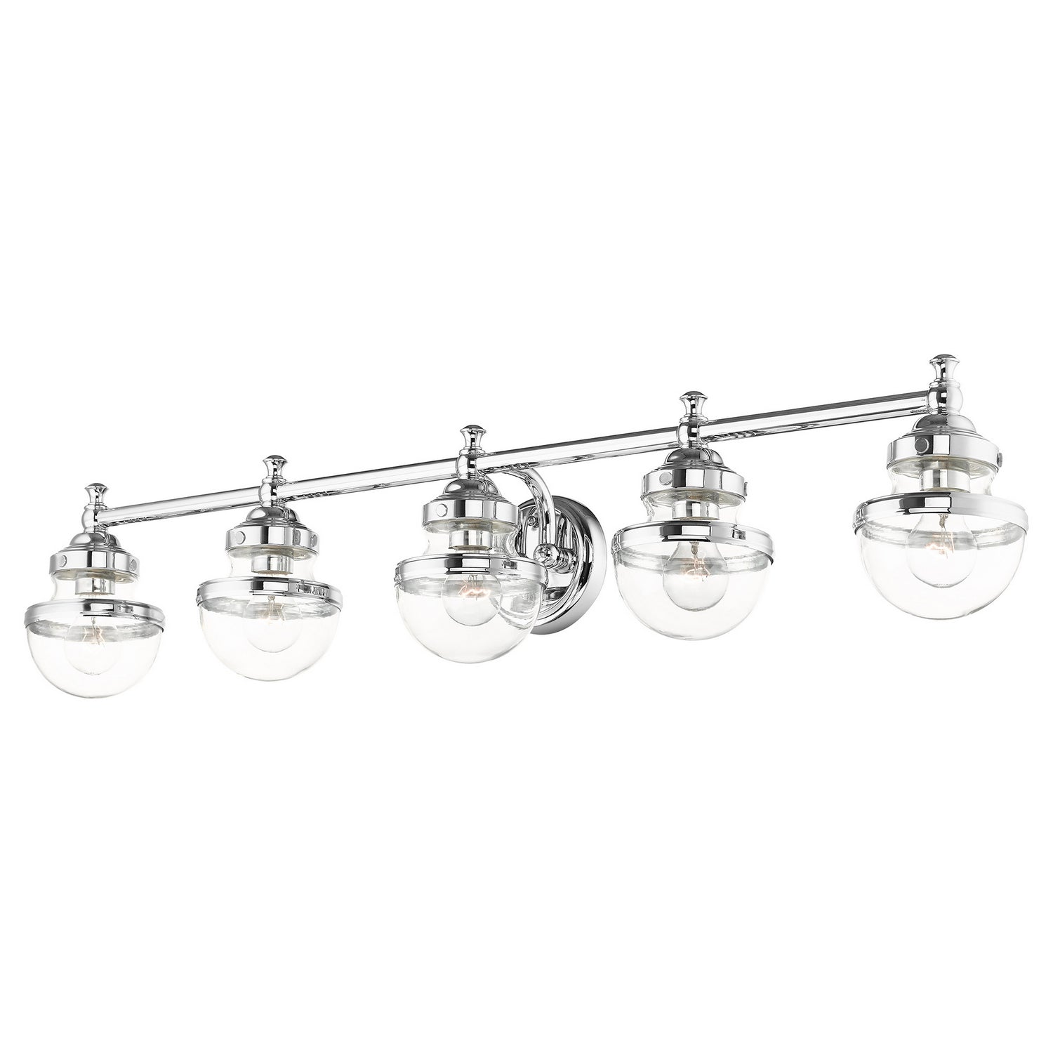 Livex Lighting - 17415-05 - Five Light Vanity - Oldwick - Polished Chrome