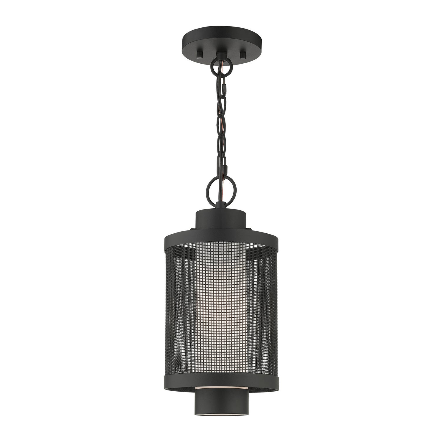 Livex Lighting - 20685-14 - One Light Outdoor Pendant - Nottingham - Textured Black